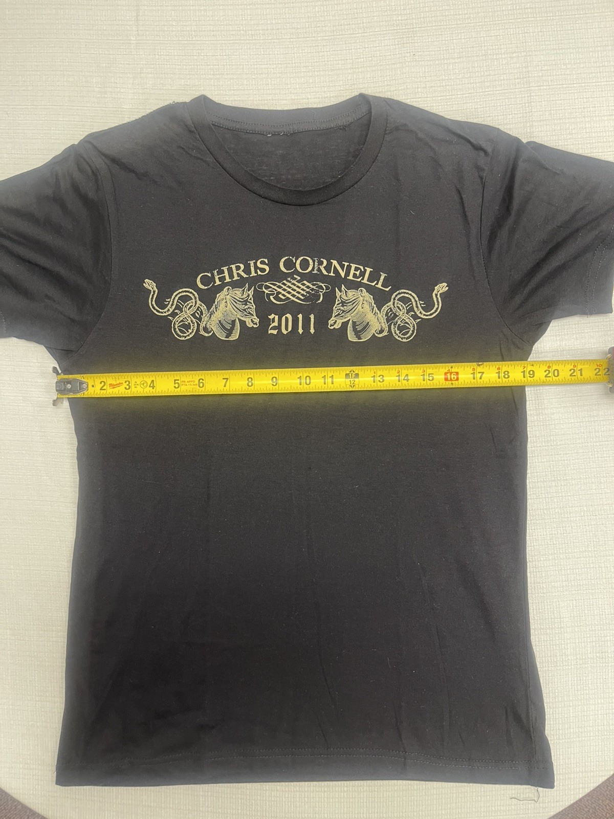 CHRIS CORNELL Vintage Shirt AUTHENTIC Medium M from 2011 Concert! Soundgarden