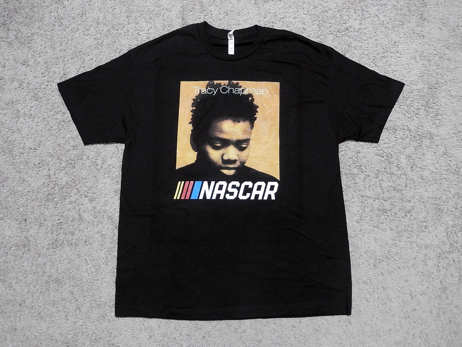 Tracy Chapman x Nascar Fast Car men’s t-shirt sz XL American Apparel 1301