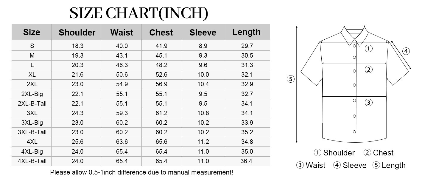 Men Short Sleeve Dress Shirt Stain Resistant Stretch Business Casual Button Down
