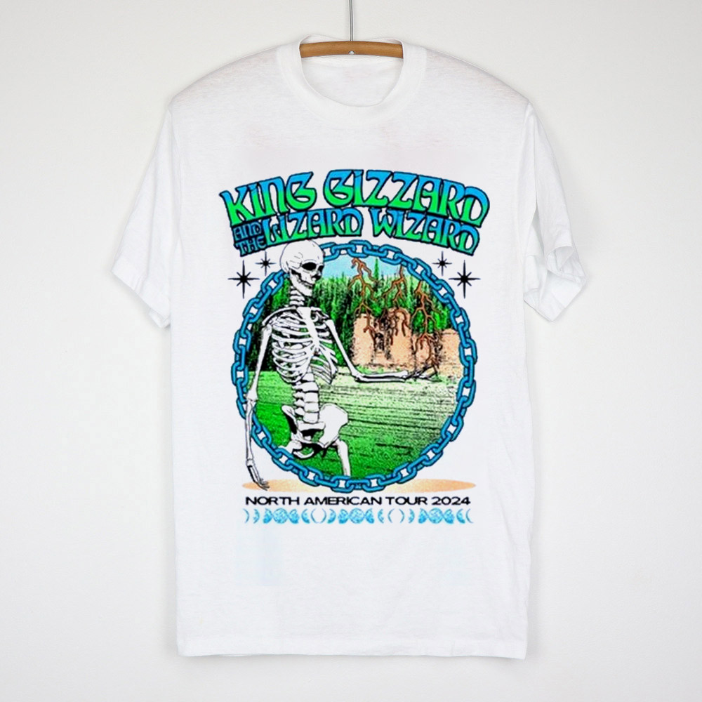 King gizzard and the lizard wizard tour north American 2024 White Shirt AM23