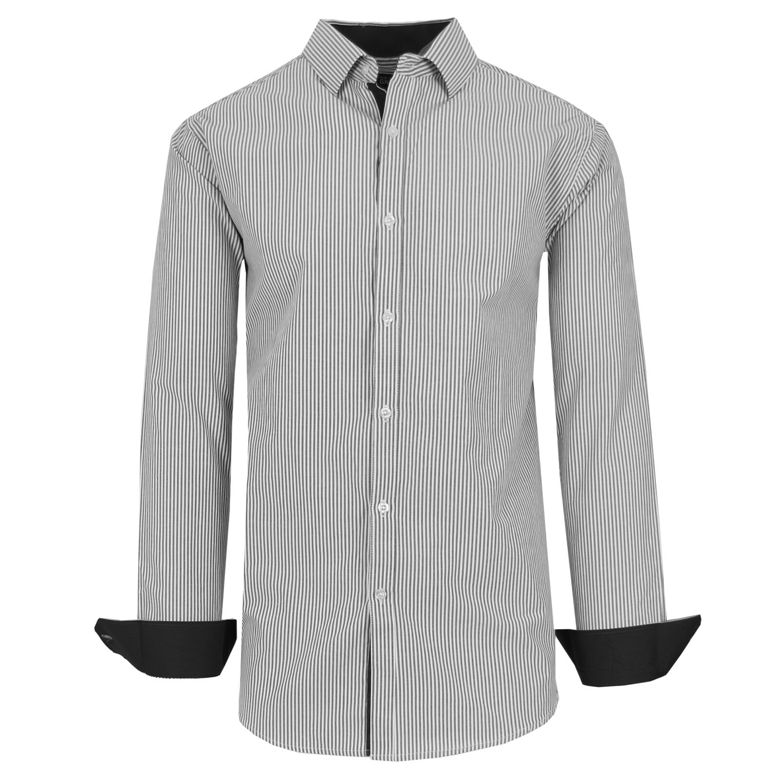 Men’s Button Down Dress Long Sleeve Stretchable Slim-Fit Shirts (Size S-3XL) NWT