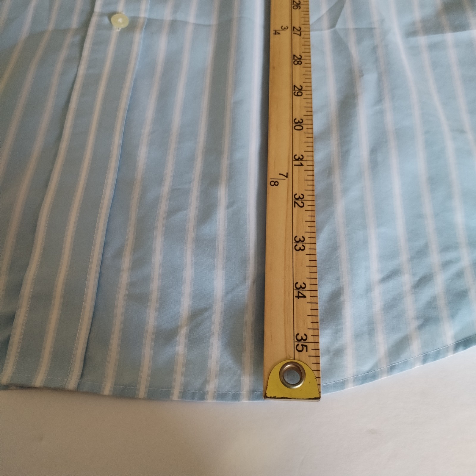 Roundtree & Yorke Classics Shirt Men’s 3XLT Tall Blue Striped Short Sleeve