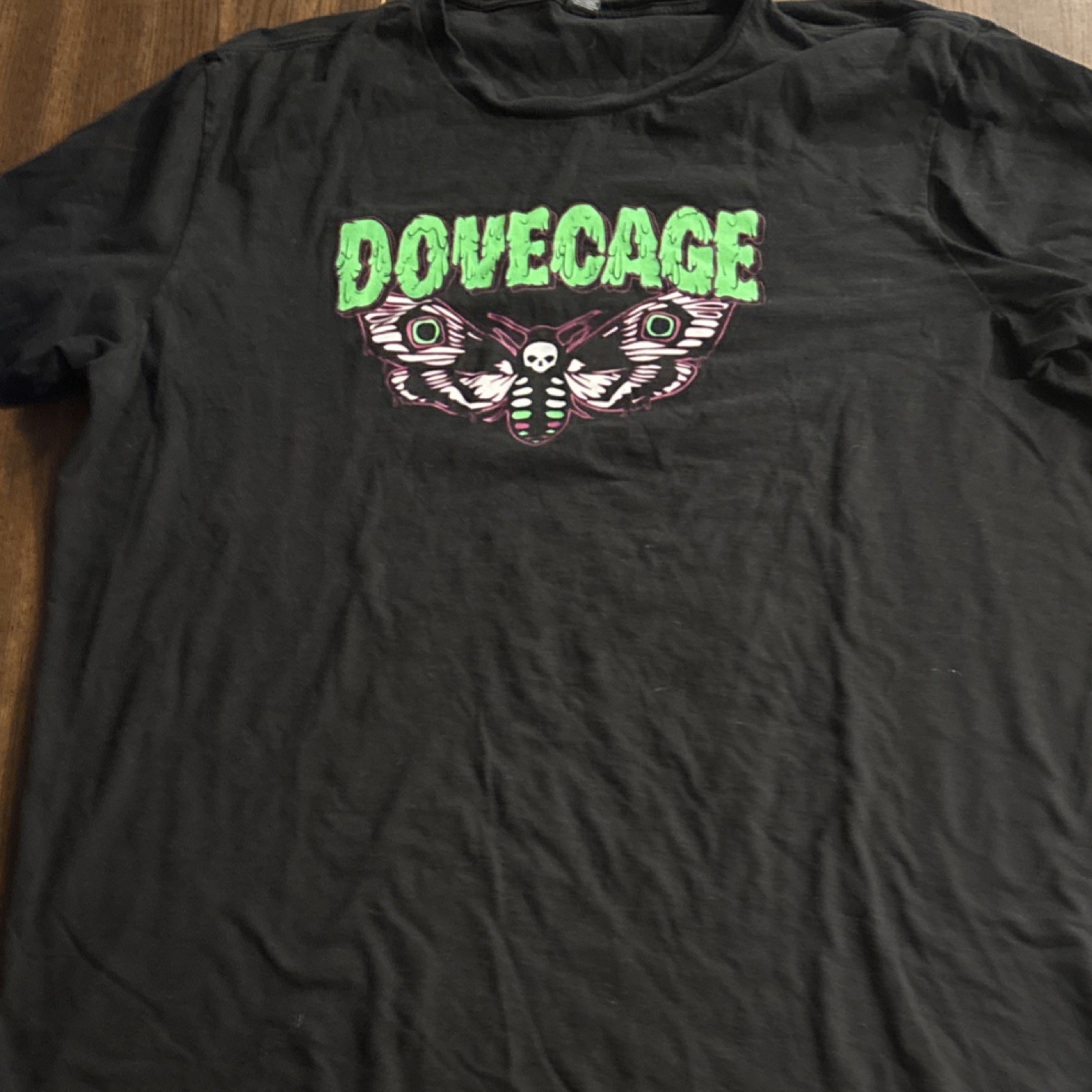 District Very Important Tee Men’s Black Graphic T-Shirt Dovecage 2XL 100% Cotton