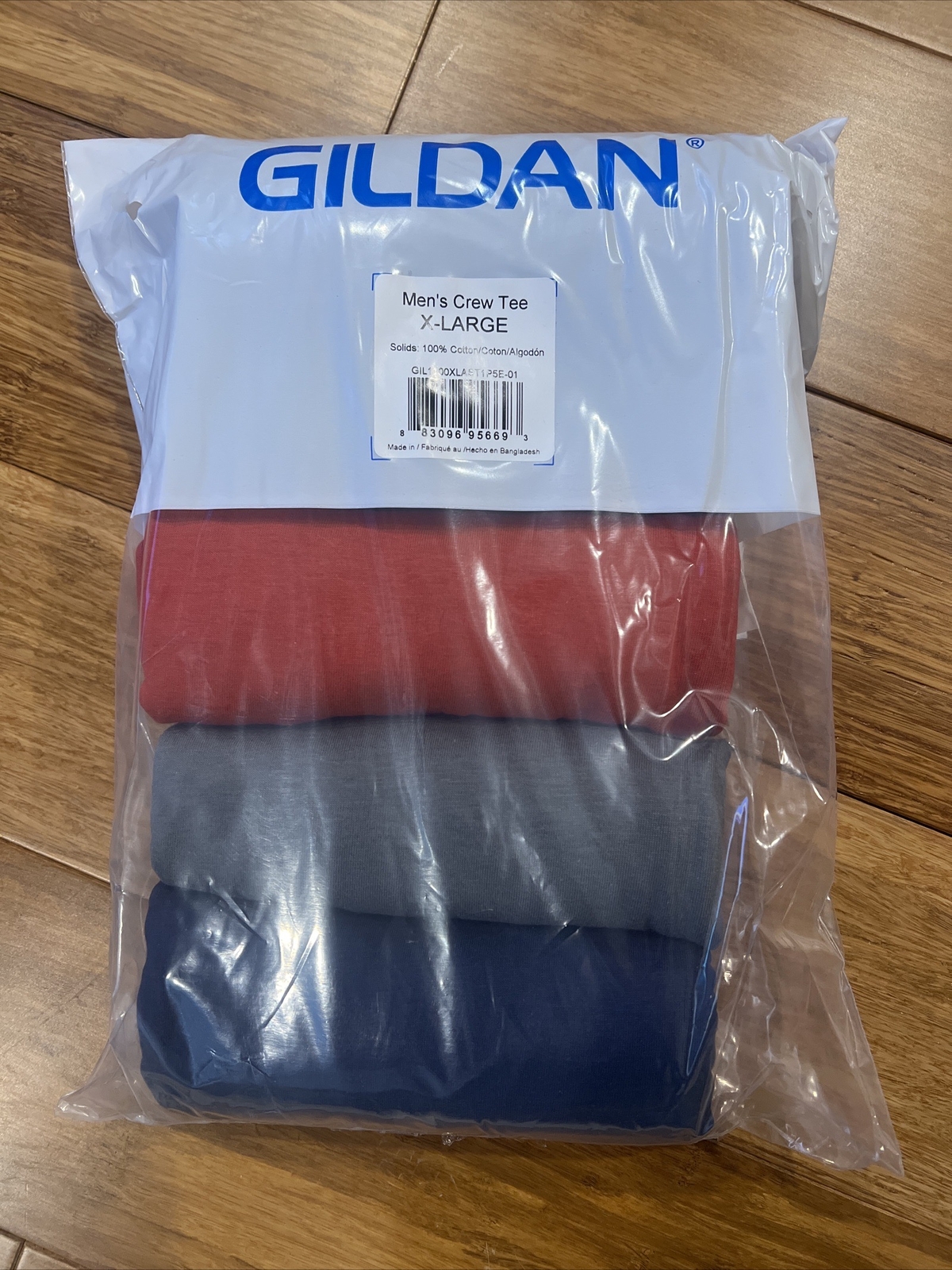 Gildan Men’s Crew T-Shirts, Multipack, Style G1100 Size XL
