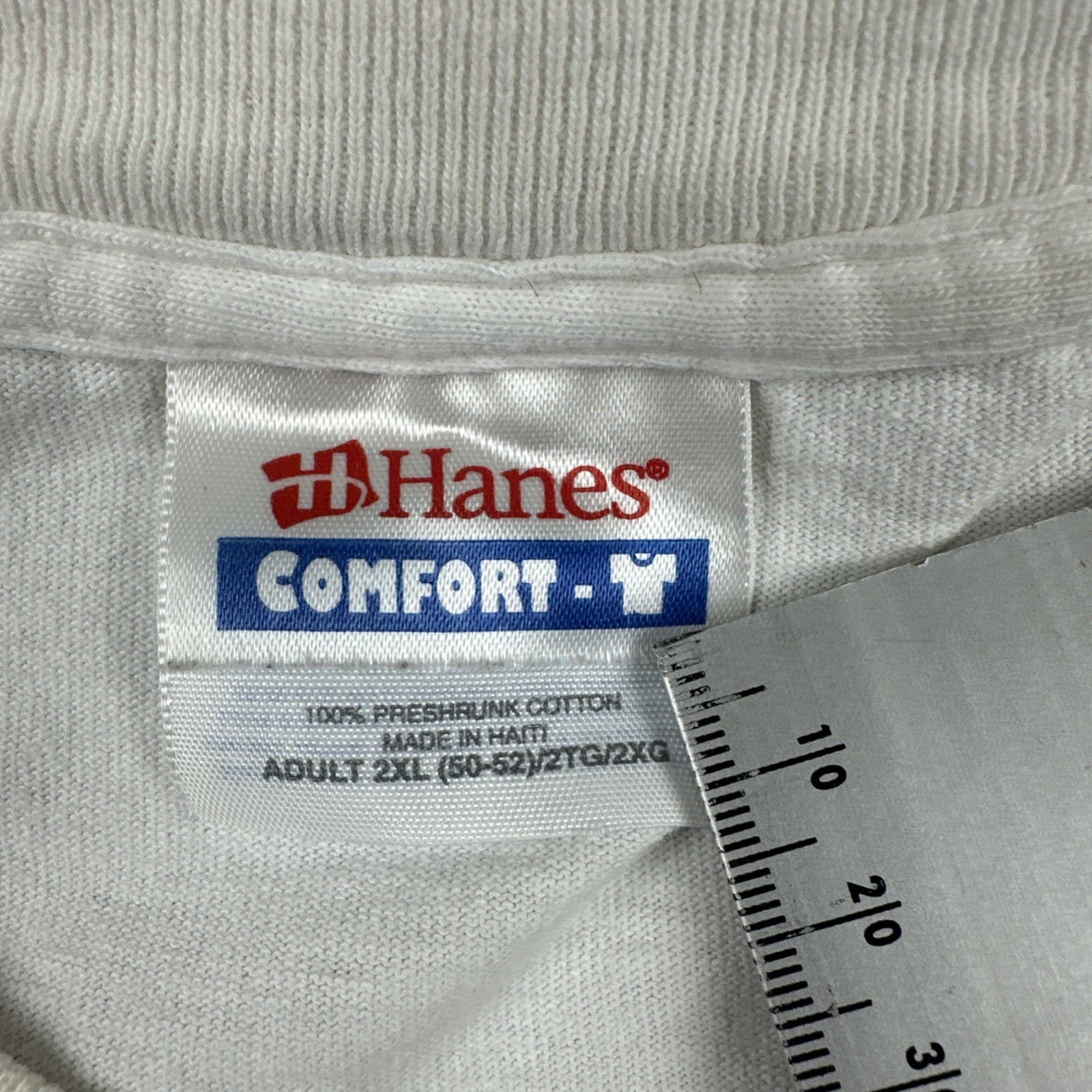 Vtg Hanes Comfort-T Mens XXL White Shirt MATCO Tools Racing Graphic Print Tee