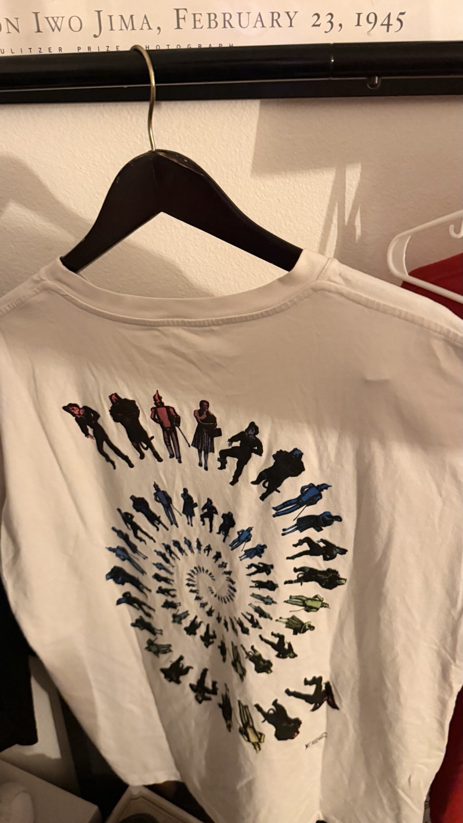 Louis Vuitton Virgil Abloh SS19 Wizard of Oz Spiral Tee White Men’s L