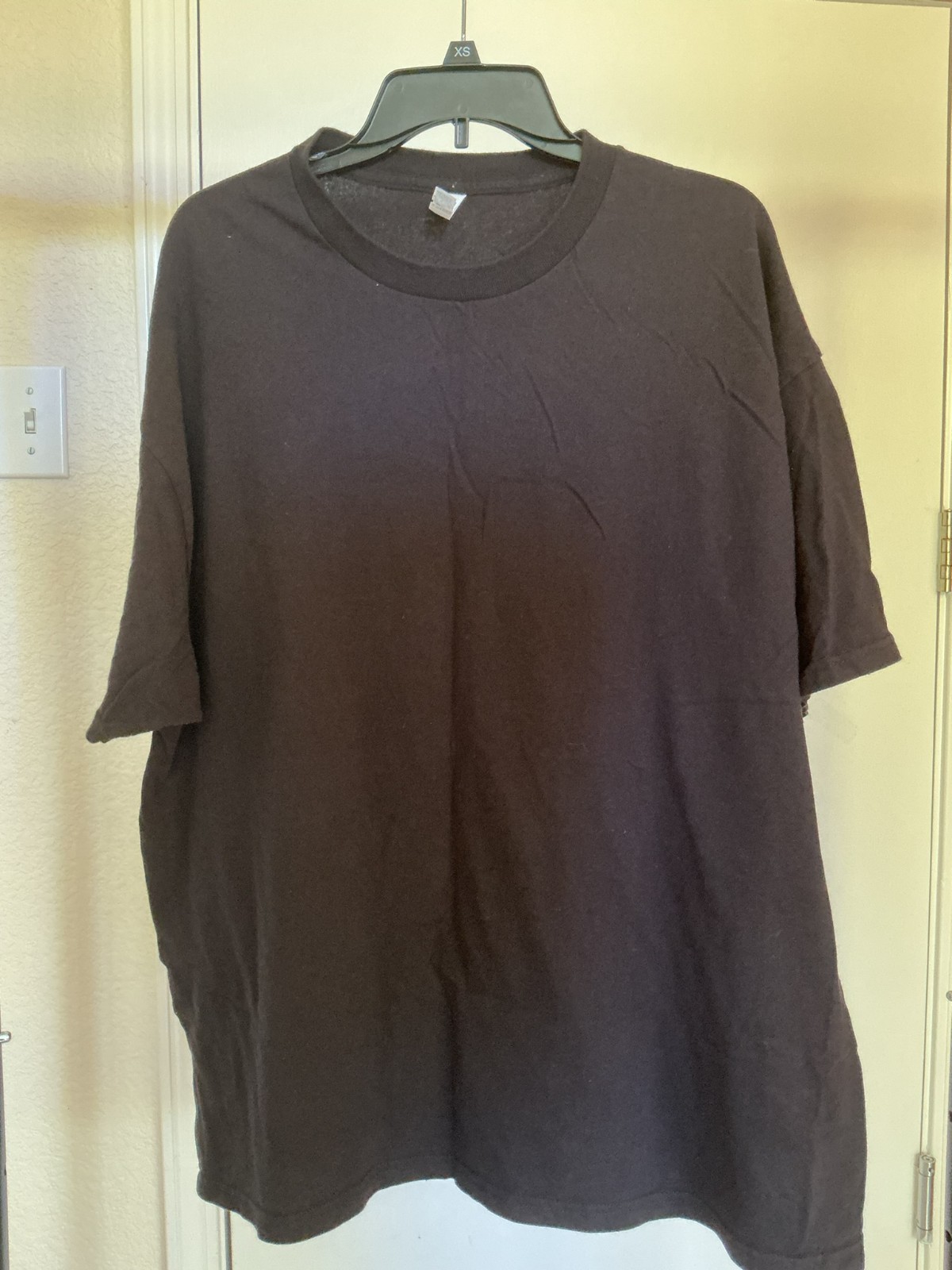 American Apparel Heavyweight Cotton 1301 T-Shirt Men 2XL Black 100% Cotton