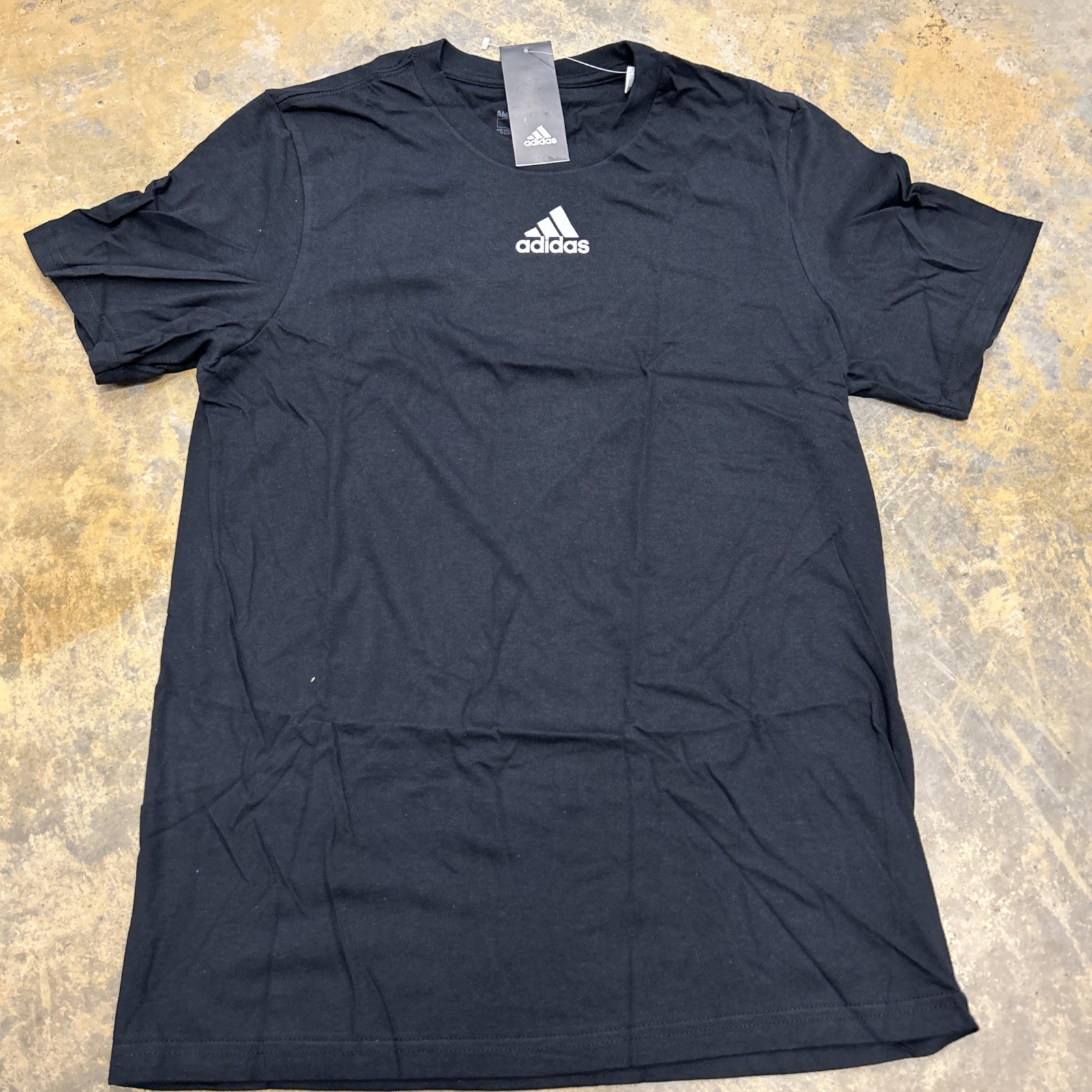 adidas Amplifier Cotton Tee Short Sleeve Black EK0174 Men’s Size XL – NWT
