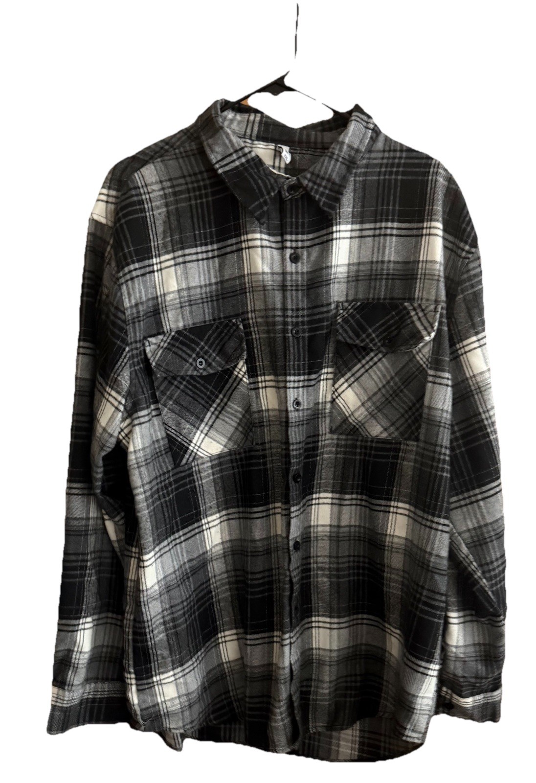 Weiv Los Angeles Plaid Flannel Button Up Shirt Men’s 3XL