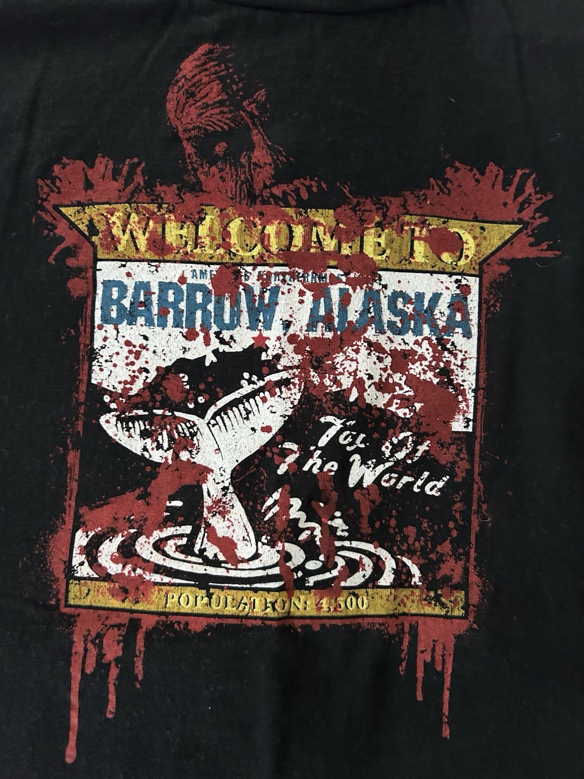 Vintage 30 Days Of Night, Top Of The World T-shirt, Black W/Graphic Men’s Sz XL