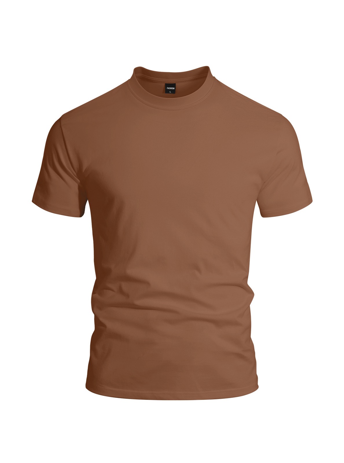Solid Casual Sports Short Sleeve Tee