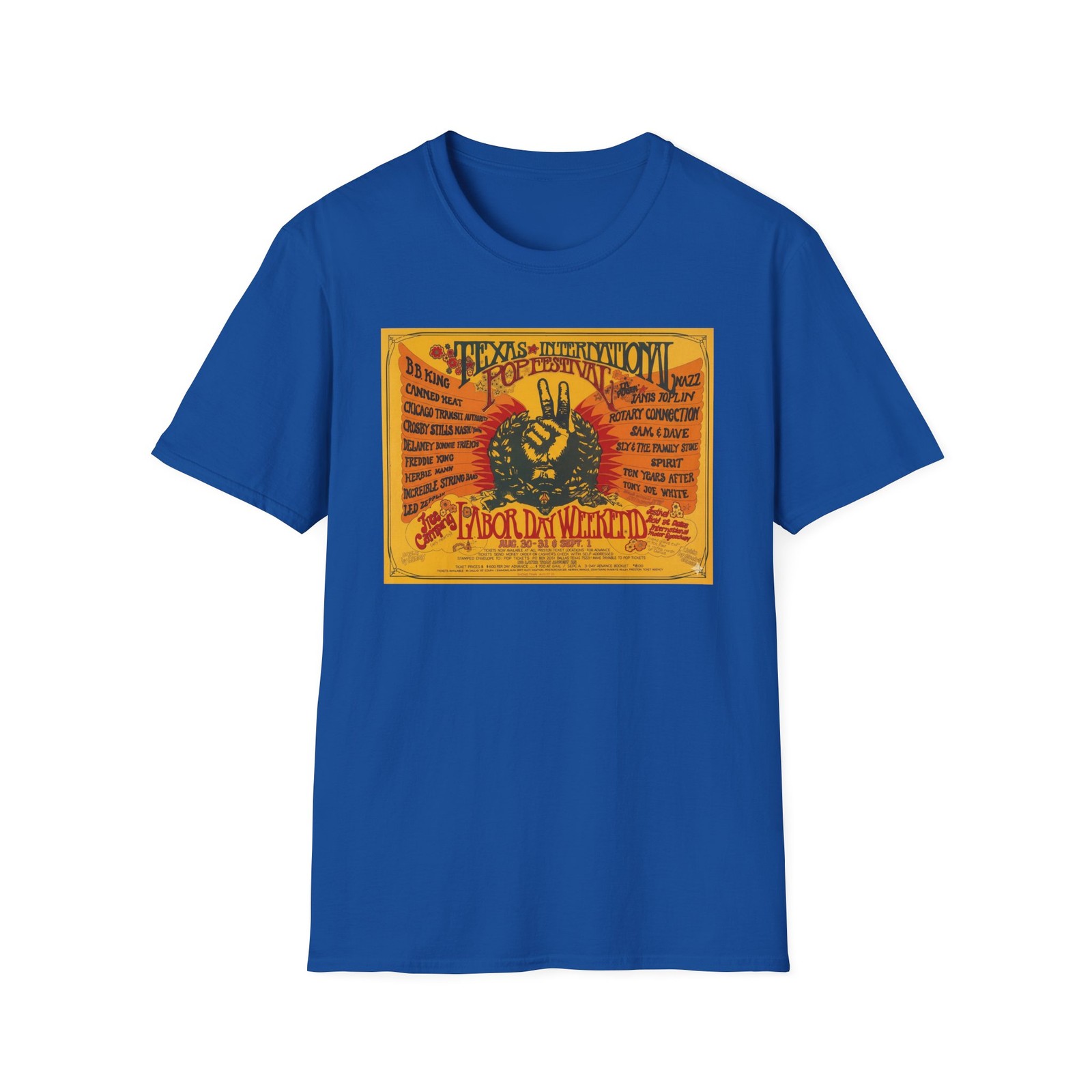 1969 Texas International Pop Festival Unisex T-Shirt