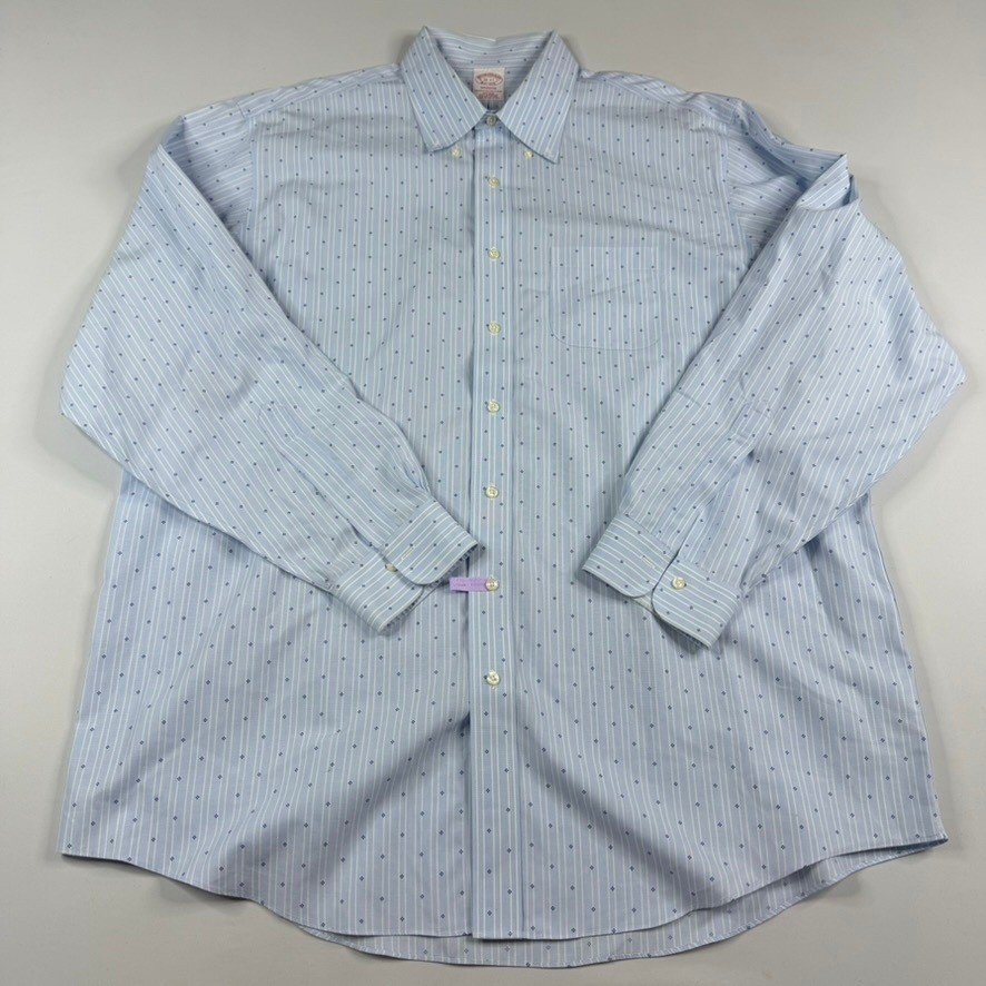Brooks Brothers Button Down Shirt Lot of 3 Mens 18-37 Blue Pink Brown