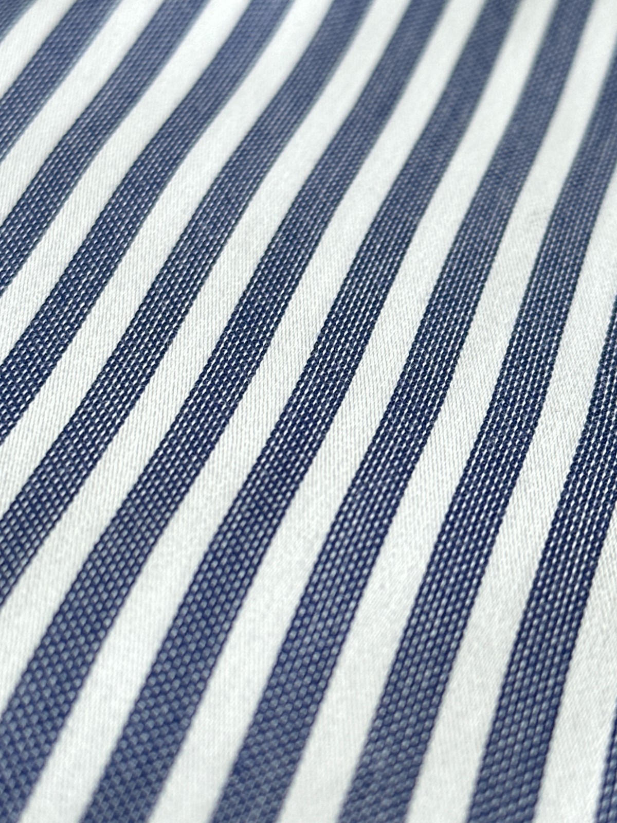 Hawes & Curtis Men Shirt 15.5 34 Extra Slim Fit Blue Striped Winchester Cuff