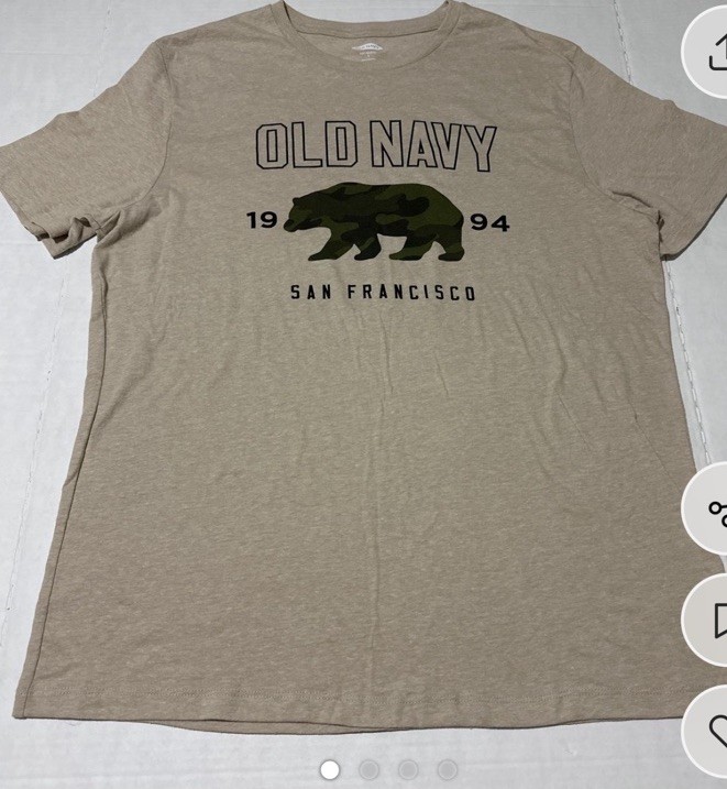 Old Navy Tan Size Large Men’s Shirt