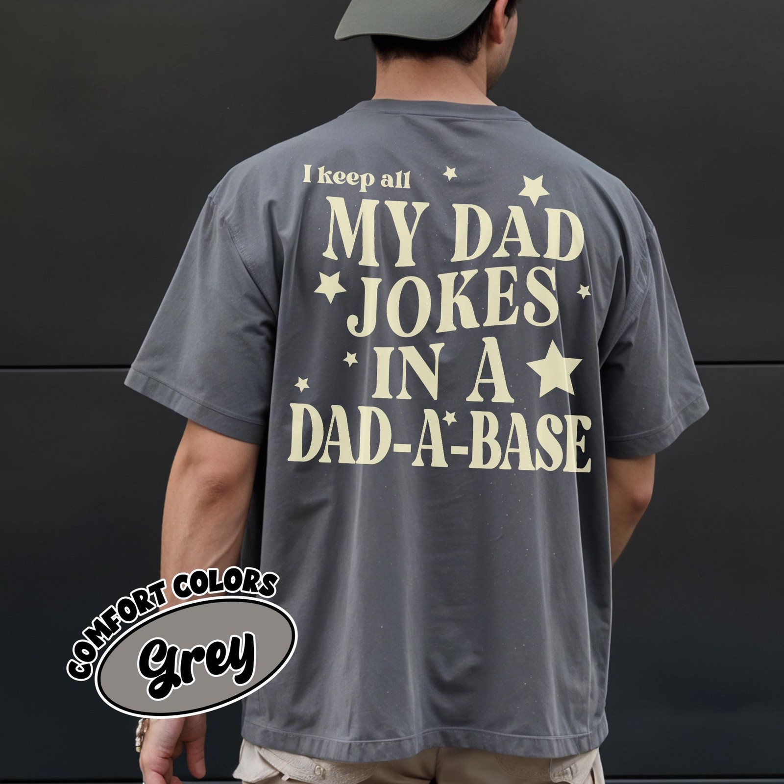 I Keep All My Dad Jokes In A Dad-a-base Shirt Funny Fathers Day Gift