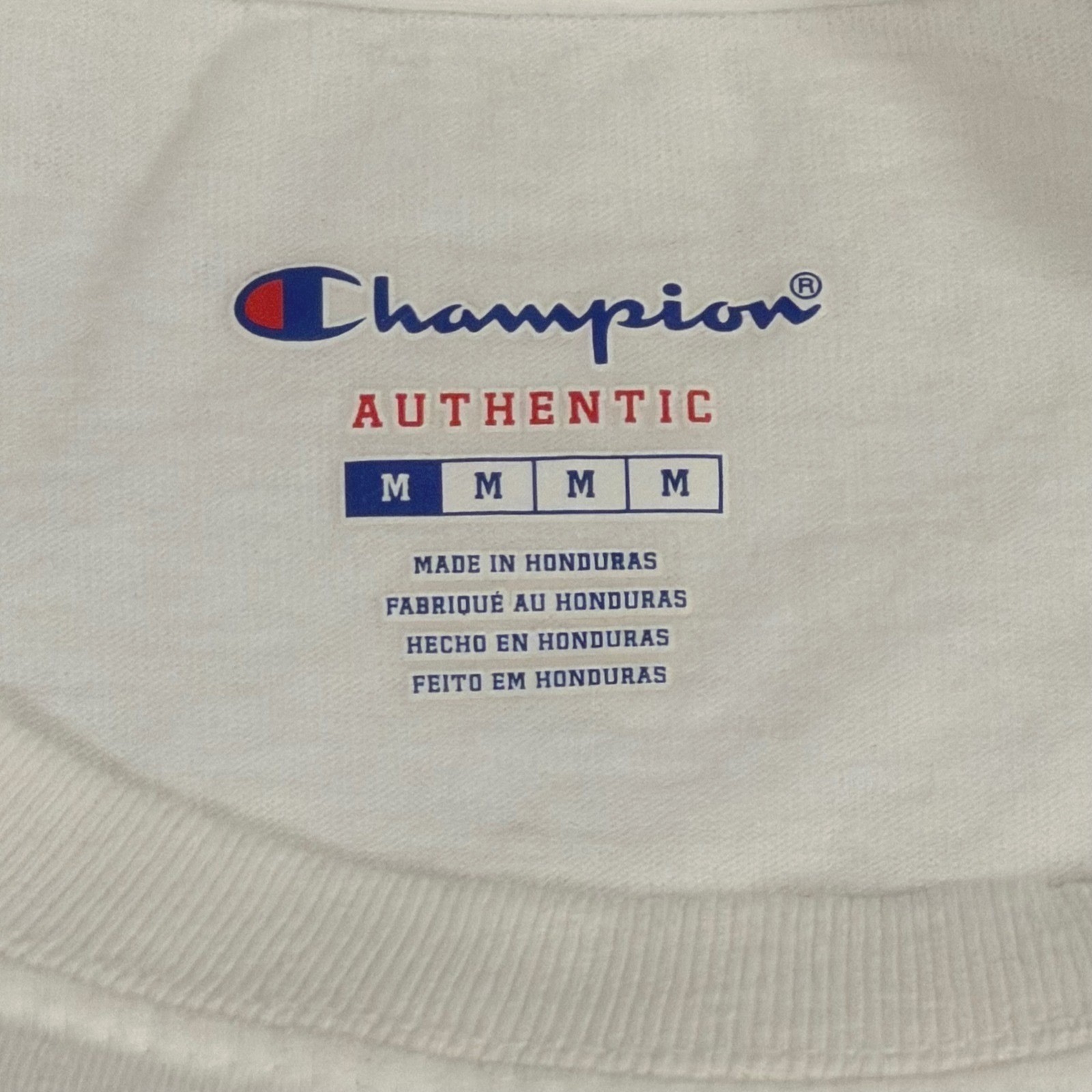 Champion Detroit Yacht Club Graphic T-Shirt White Cotton Mens M T425 WH Nautical