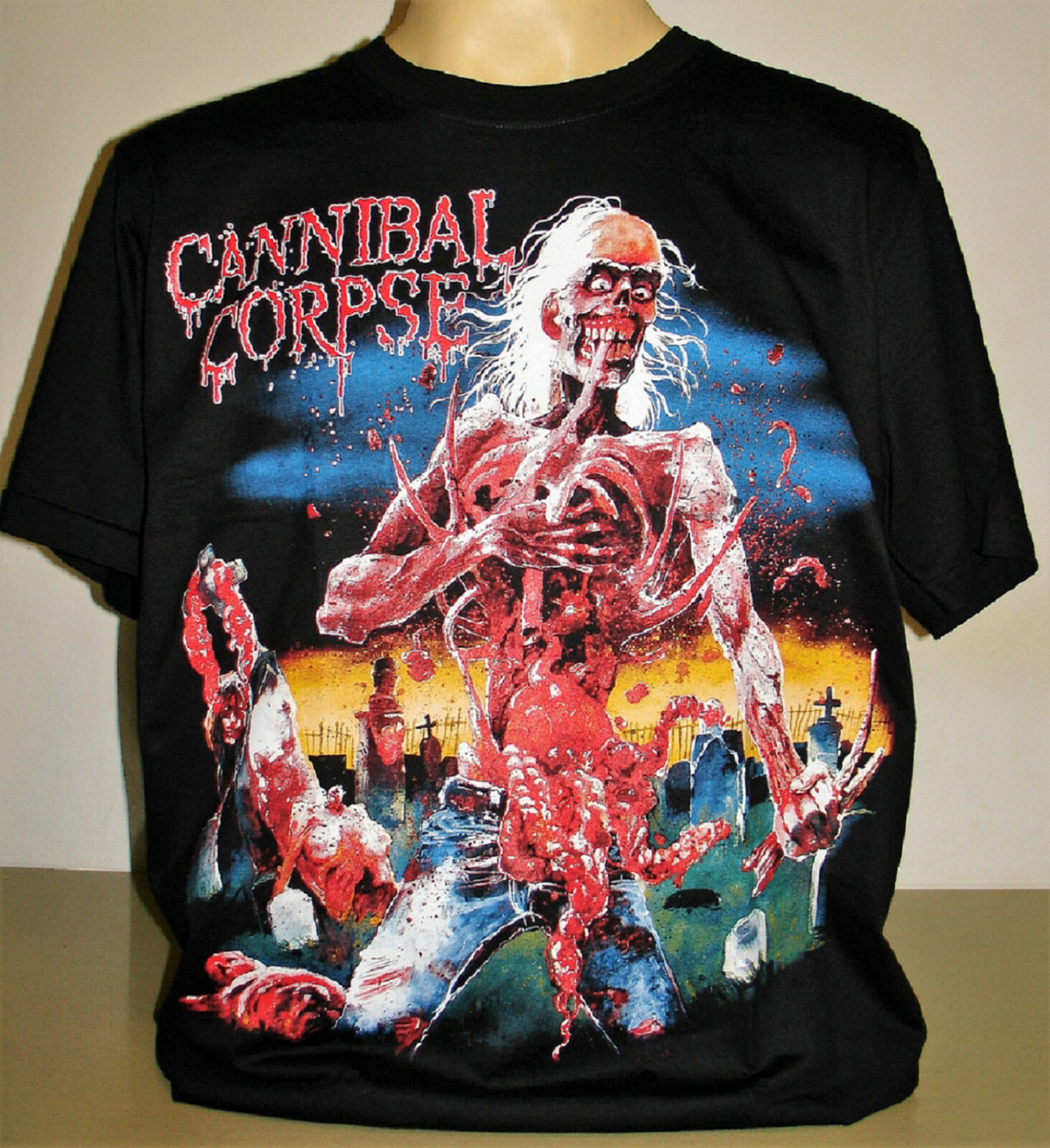 Cannibal Corpse Eaten Back To Life T-Shirt Size S M L XL 2XL 3XL Death Metal New