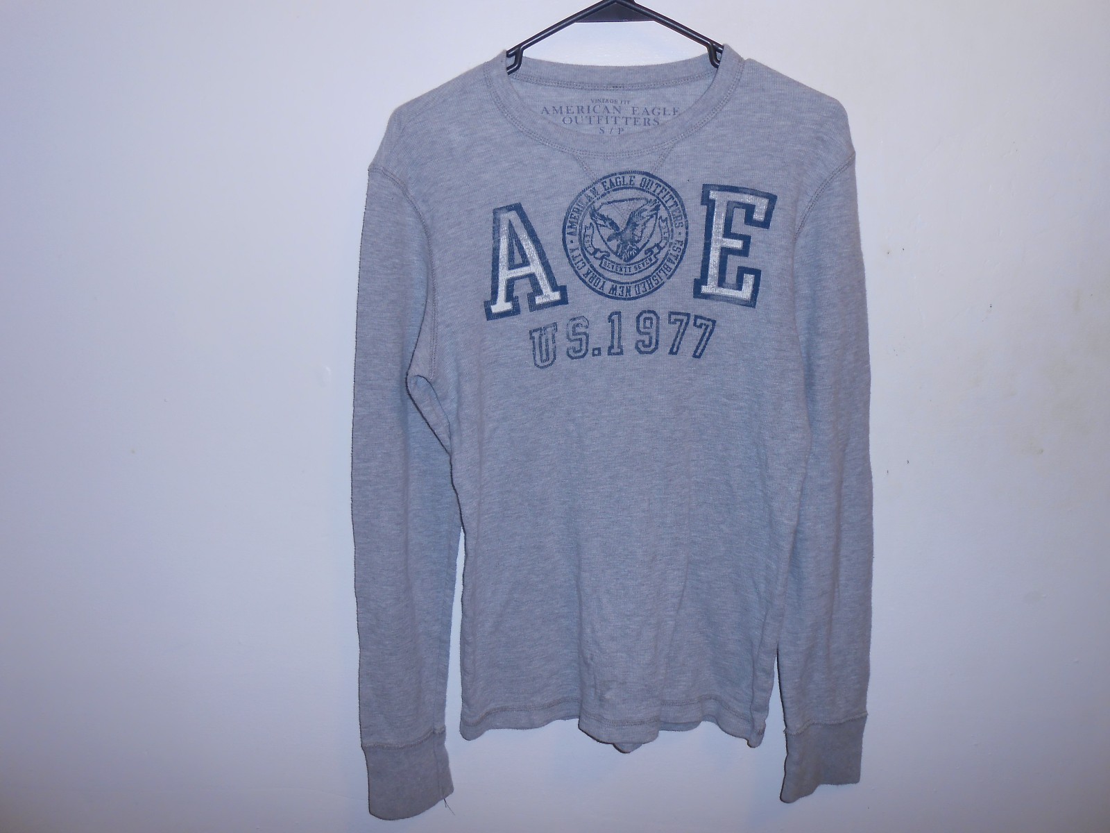 American Eagle Longsleeve Shirt S Small Nice $60 Retail Vintage Fit