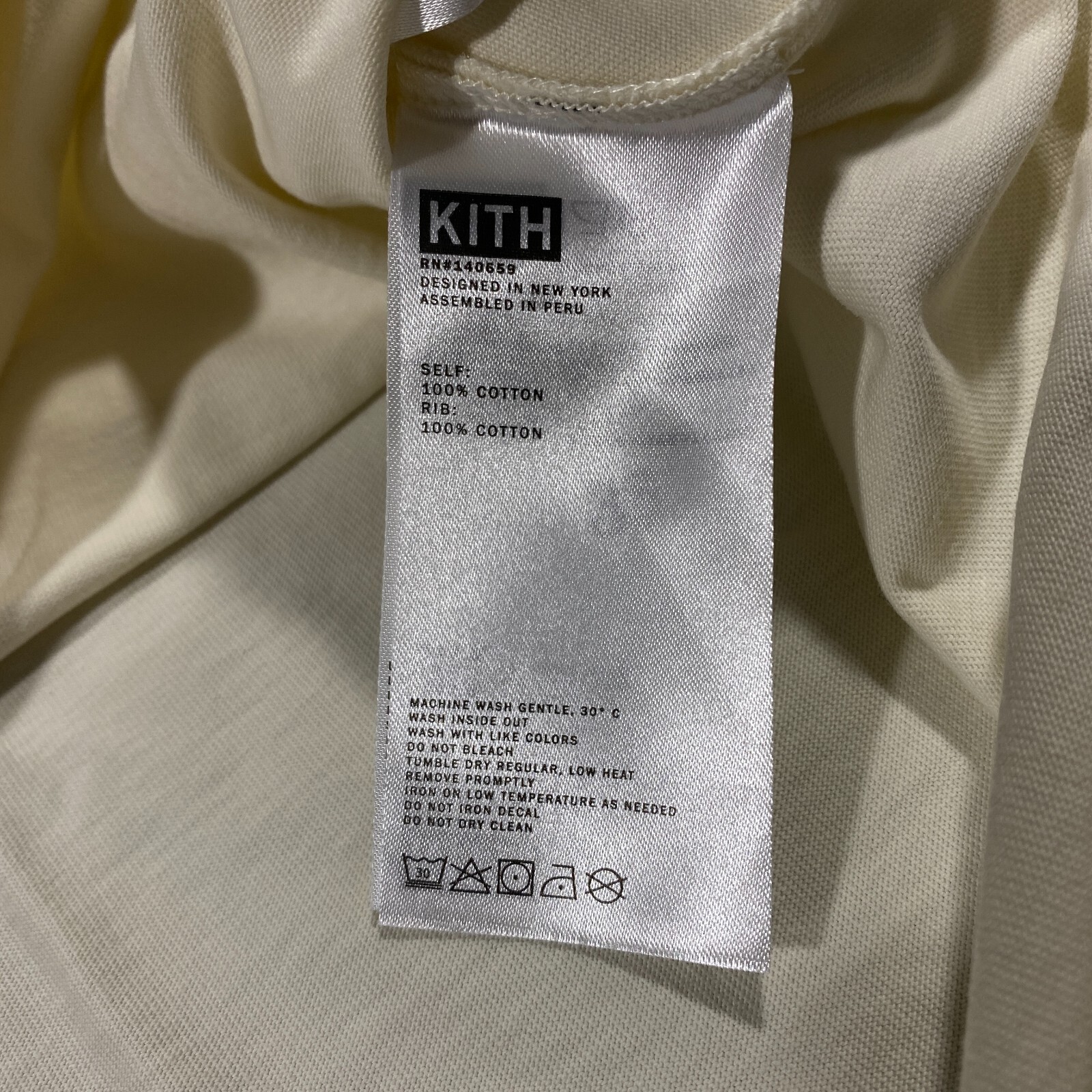 Kith Miami Design District Exclusive Macaw Tee Shirt Adult XXL Sandrift Beige