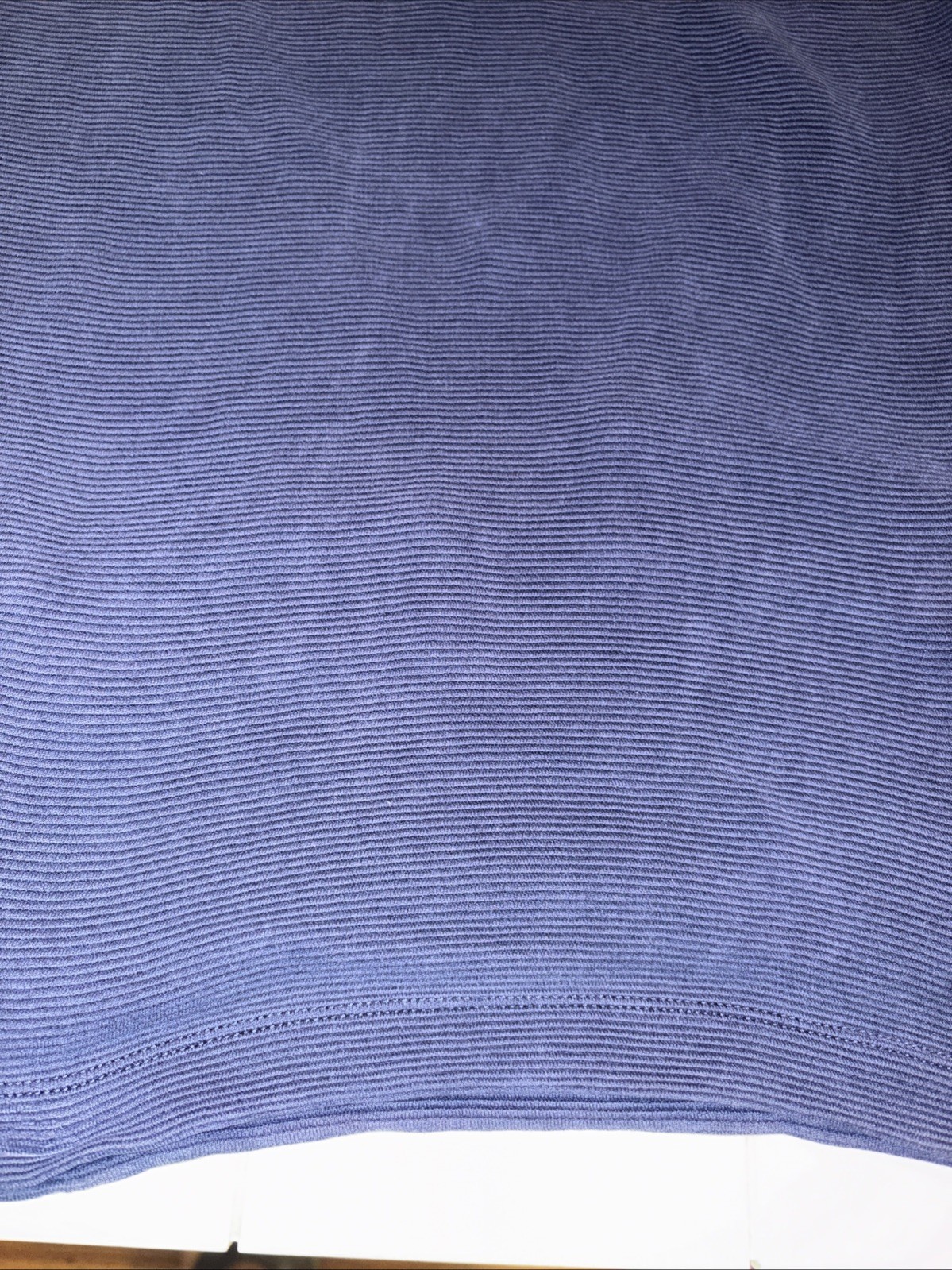 Tommy Bahama Polo Shirt Men’s Medium Navy Long Sleeve Rib Knit Silk & Cotton