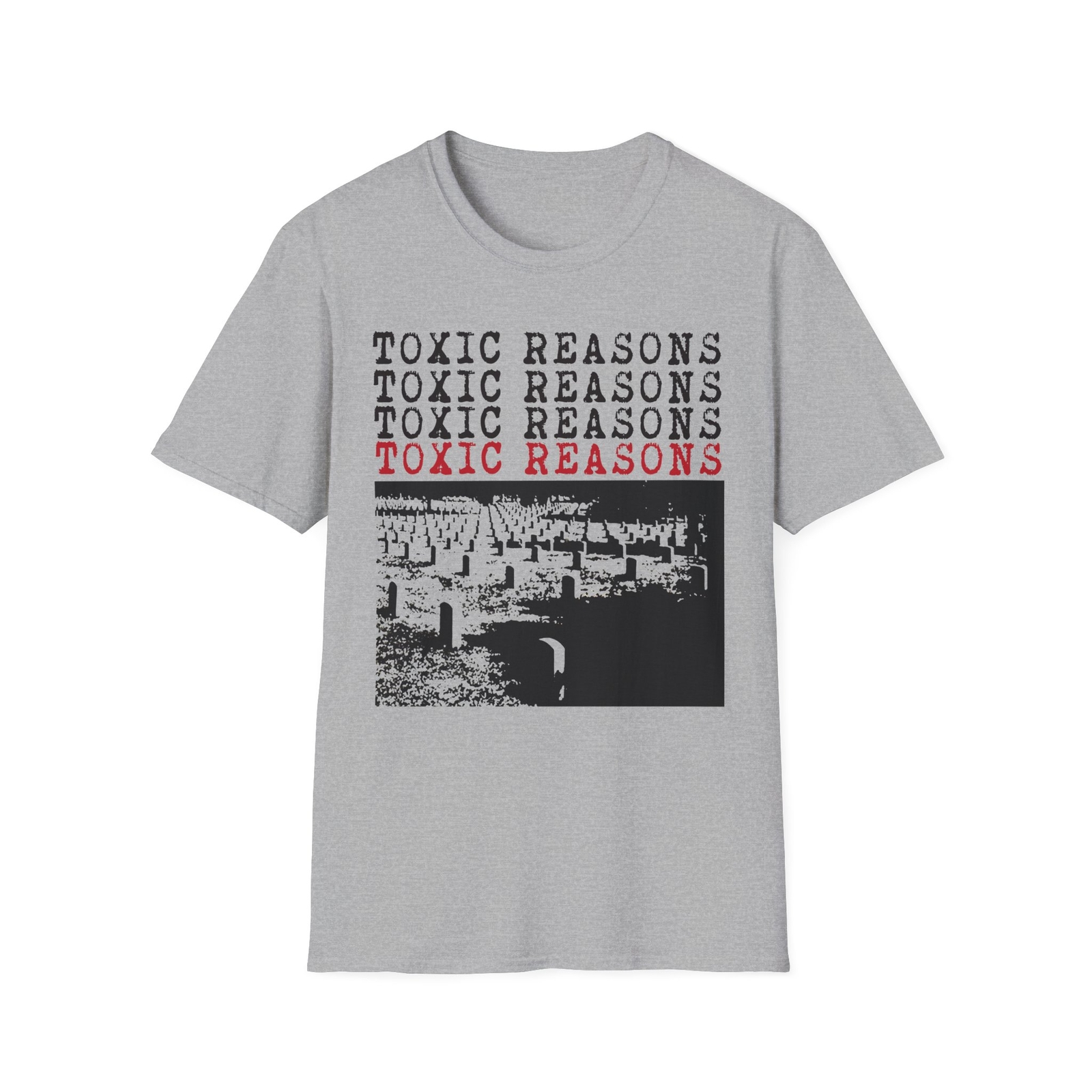 Toxic Reasons band t shirt Punk Hardcore Unisex Softstyle T-Shirt