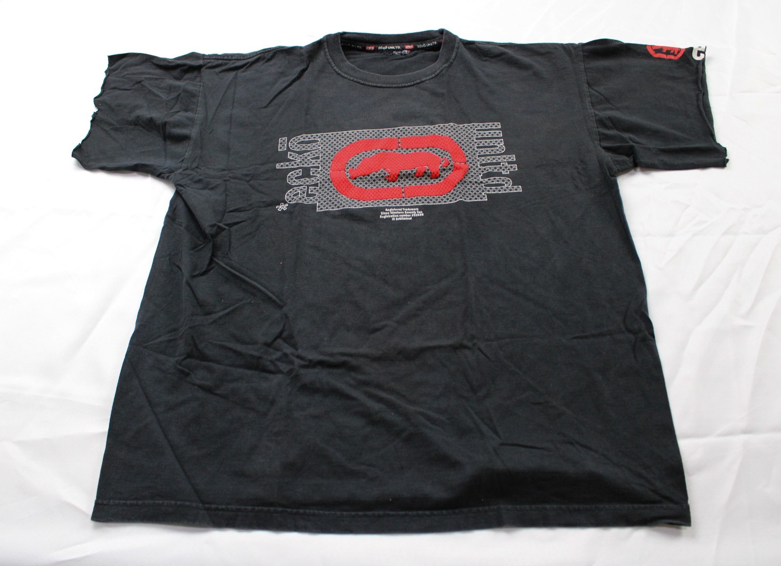 Ecko Unltd. Men’s Chain Link Fence Logo T-Shirt JL3 Black See Description
