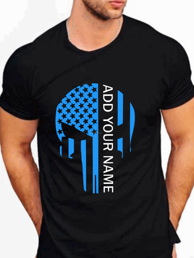 PERSONALIZED CUSTOM PRINT YOUR OWN TEXT ON A T-SHIRT CUSTOMIZED T-SHIRT UNISEX