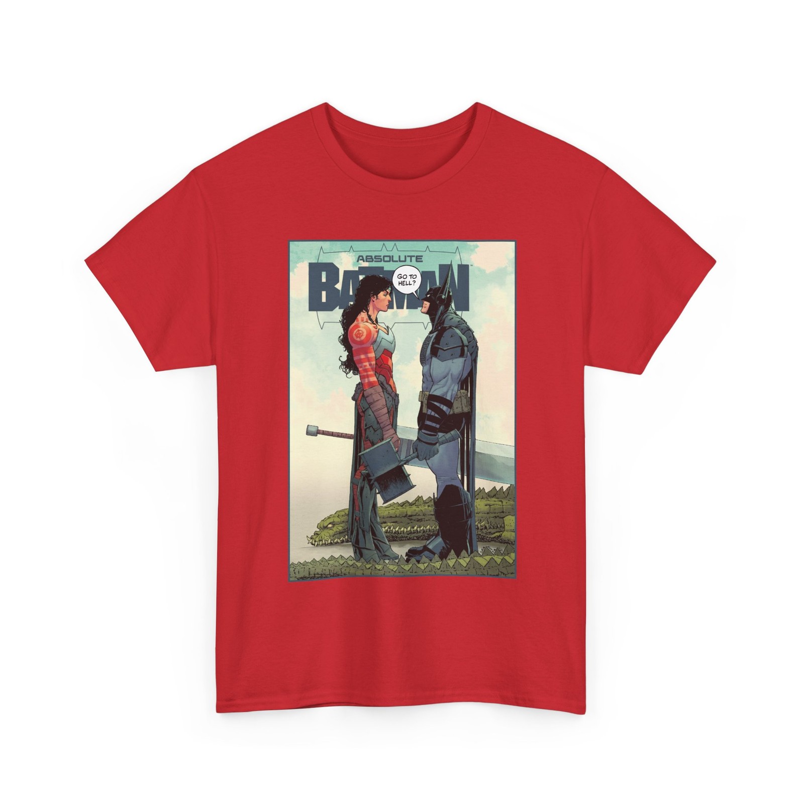 Absolute Batman & Absolute Wonder Woman T-Shirt – Nick Dragotta Art – DC Comics