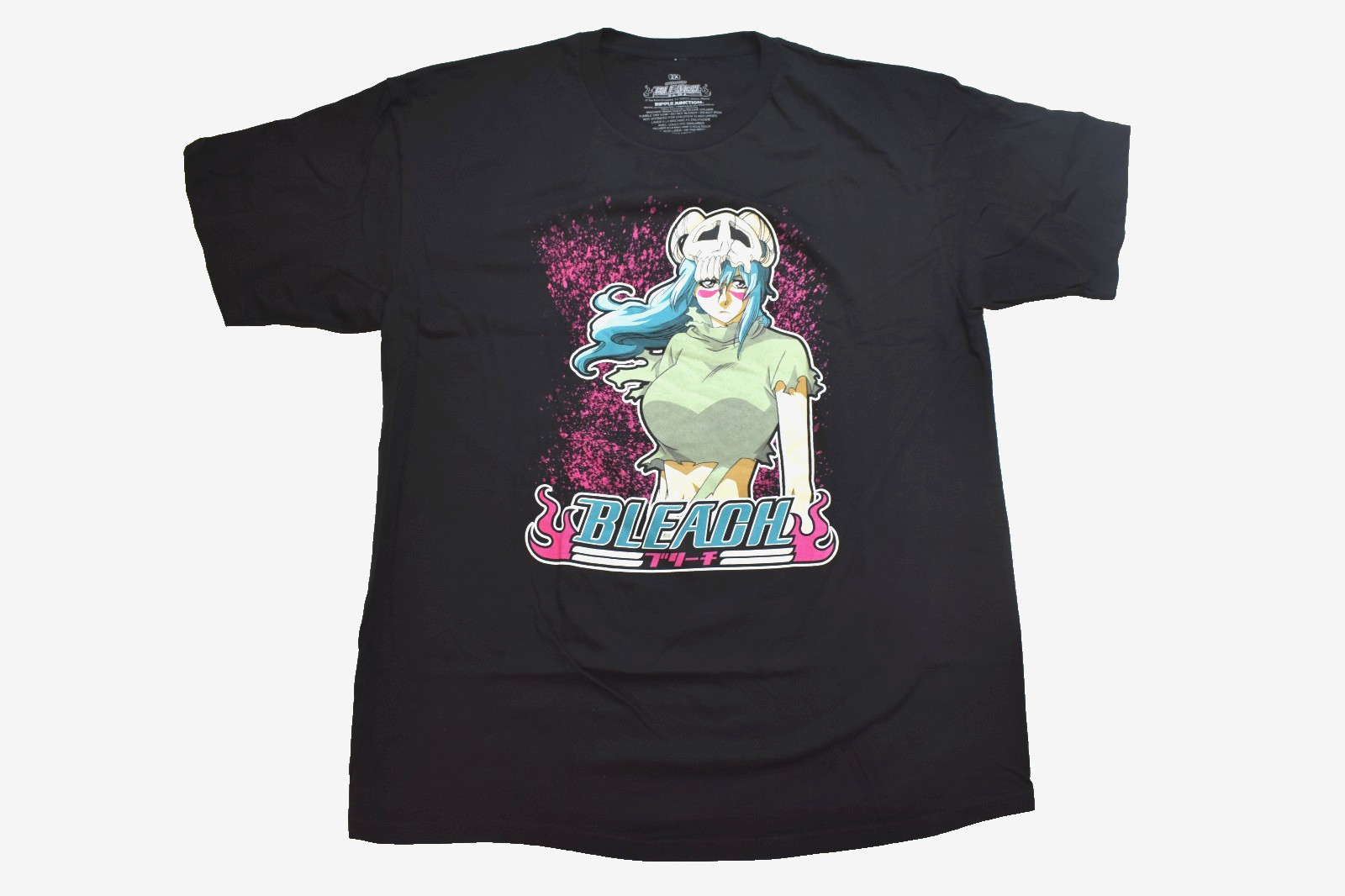 Ripple Junction Bleach Mens Nel Tu Anime Black Light Cotton Shirt NWT L-2XL