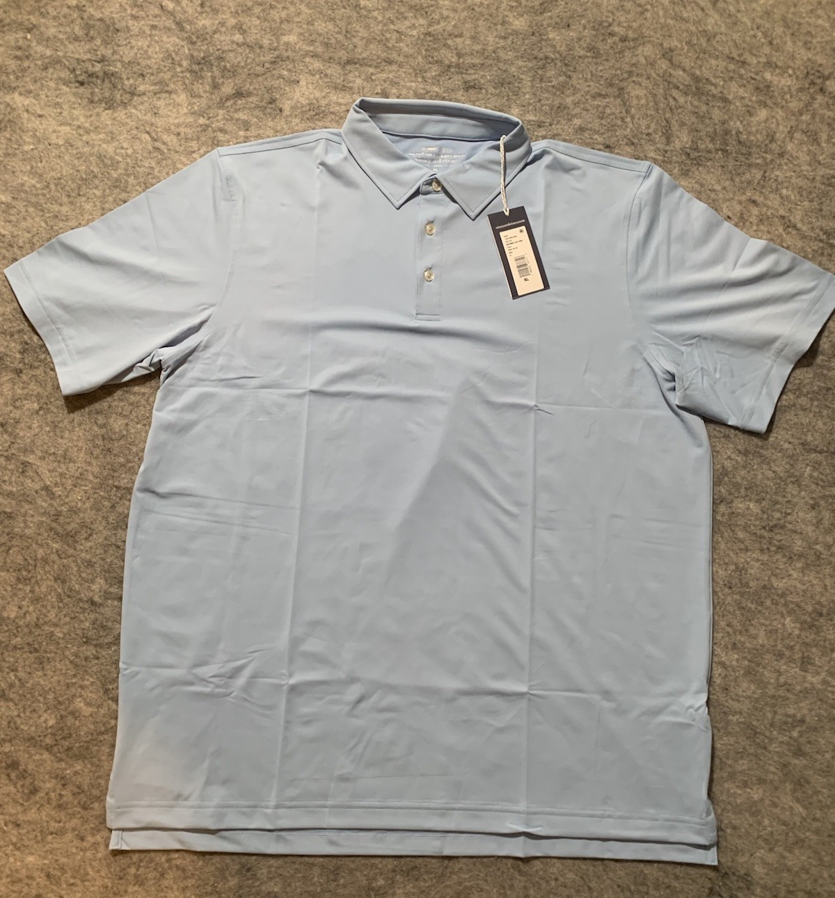 Vineyard Vines Men’s Shirt Sz XL Jake Light Blue OTG On The Go Sankaty Polo NEW