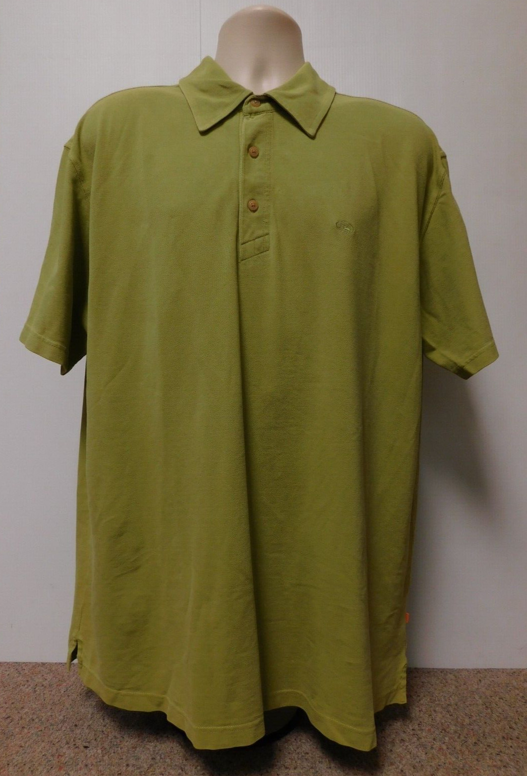 QuickSilver Edition Mens Custom Fit Golf Polo Short Sleeve Shirt XL 100% Cotton