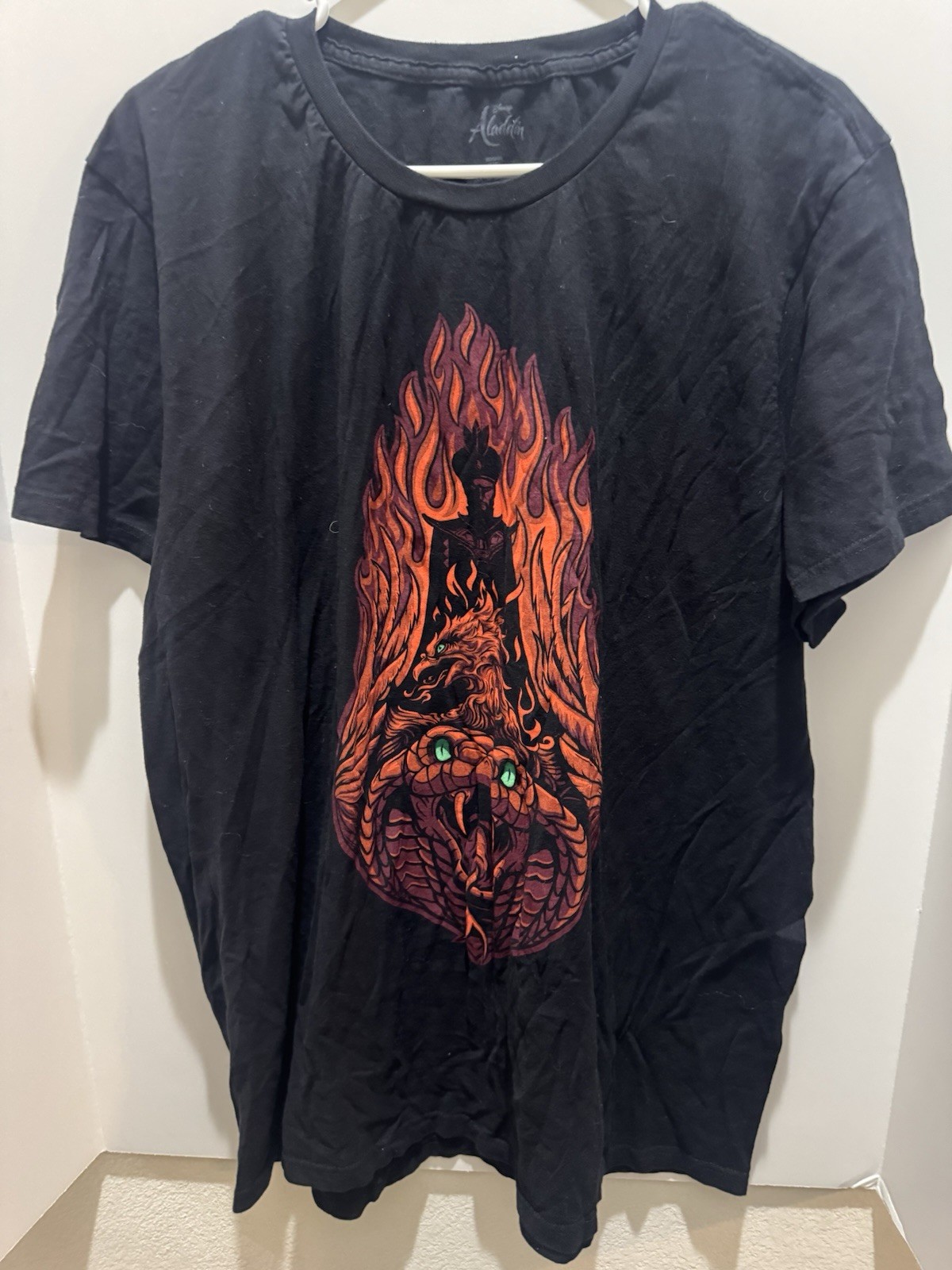 Disney Aladdin JAFAR SERPENT FLAMES T-Shirt Sz 3XL Licensed & Official