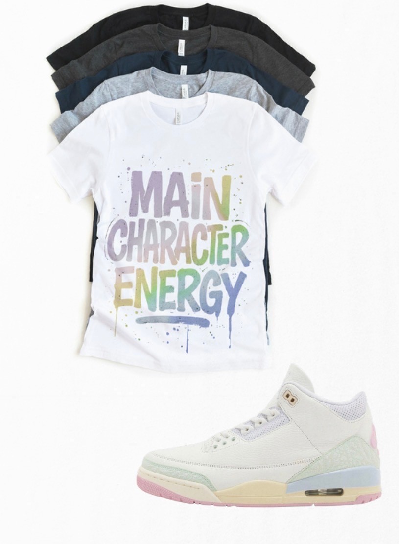 Shirt to match Jordan 3 Main Character Spring is in the Air Sneakerhead Tee