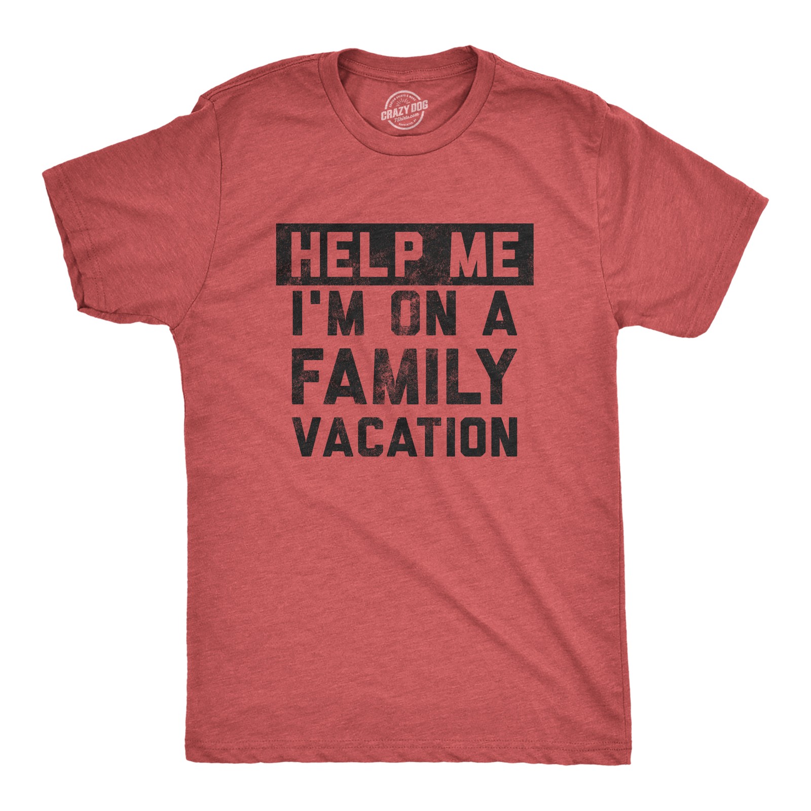 Mens Help Me Im On A Family Vacation T Shirt Funny Holiday Traveling Joke Tee