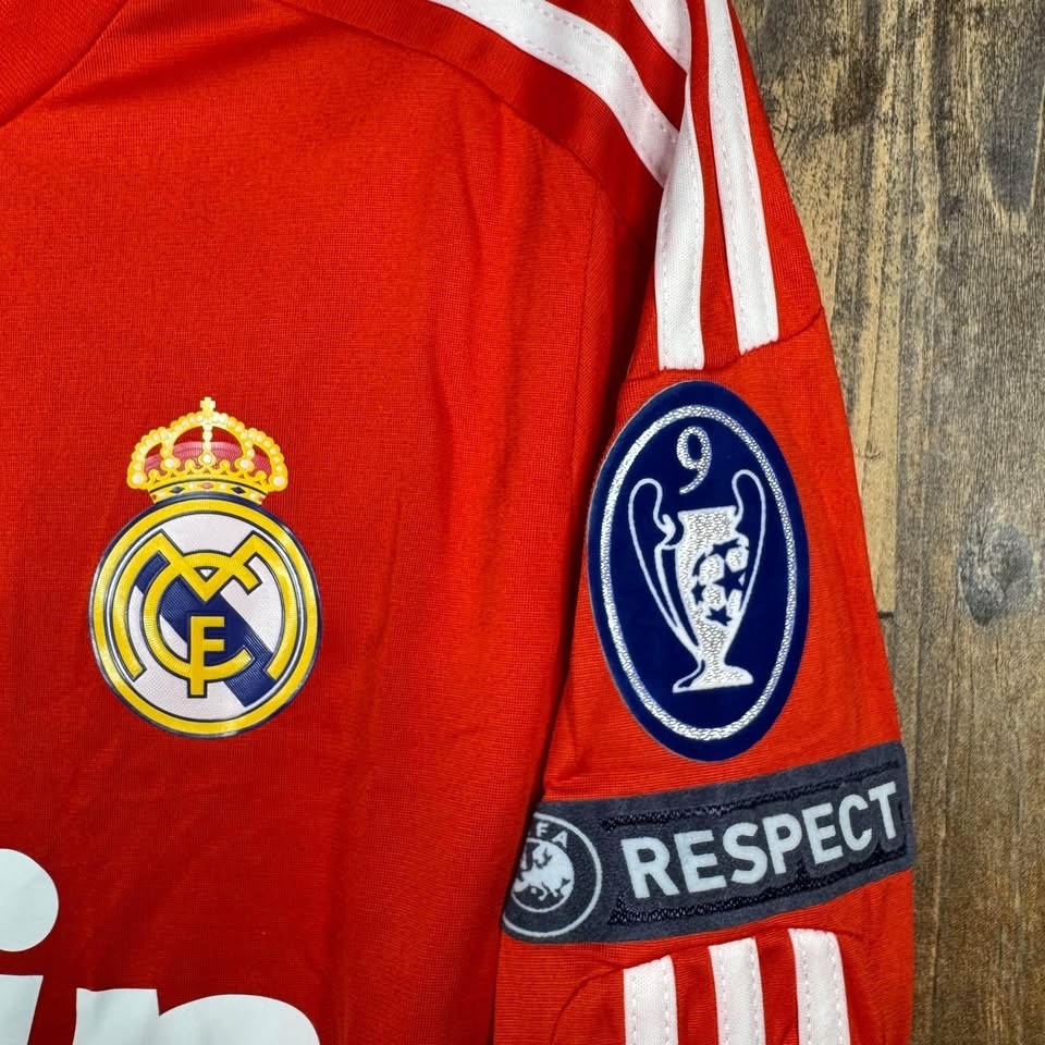 Real Madrid 2011-12 Third Soccer Long Sleeve Jersey RONALDO #7 Men’s M