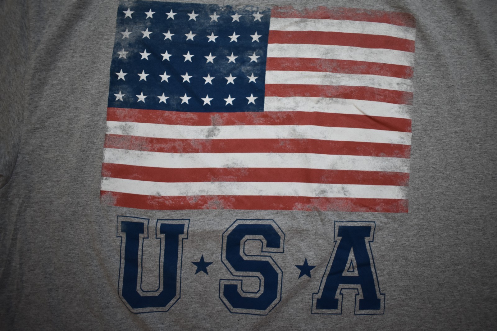 Mad Engine Mens Big & Tall American U.S.A. Distressed Flag Shirt New LT-6XL