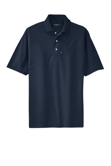 K469 Sport-Tek® Dri-Mesh® Polo Navy Blue Size Large Free Shipping