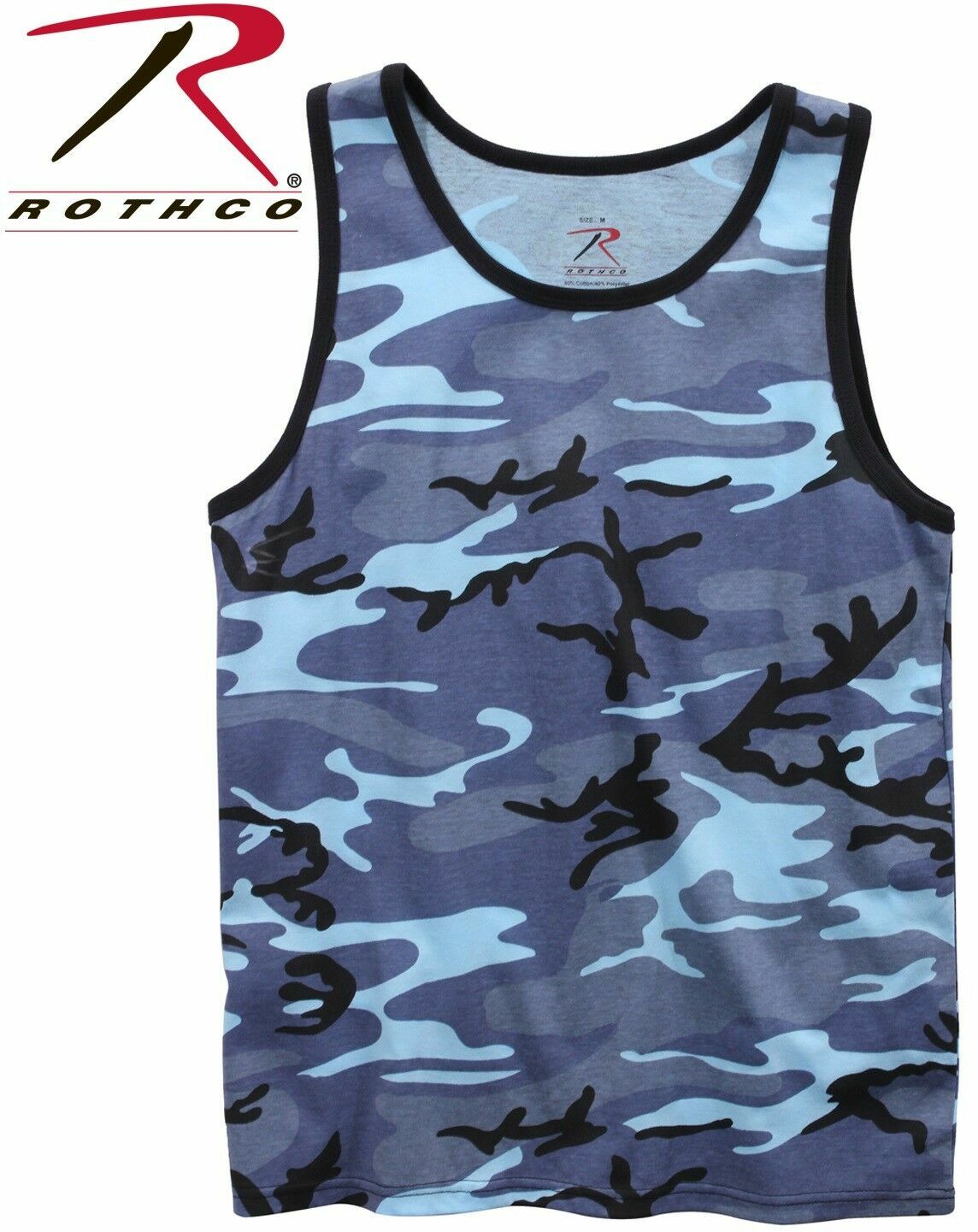Camo and Solid Tank Tops Tactical Military Sleeveless Army Quality ROTHCO OR FOX