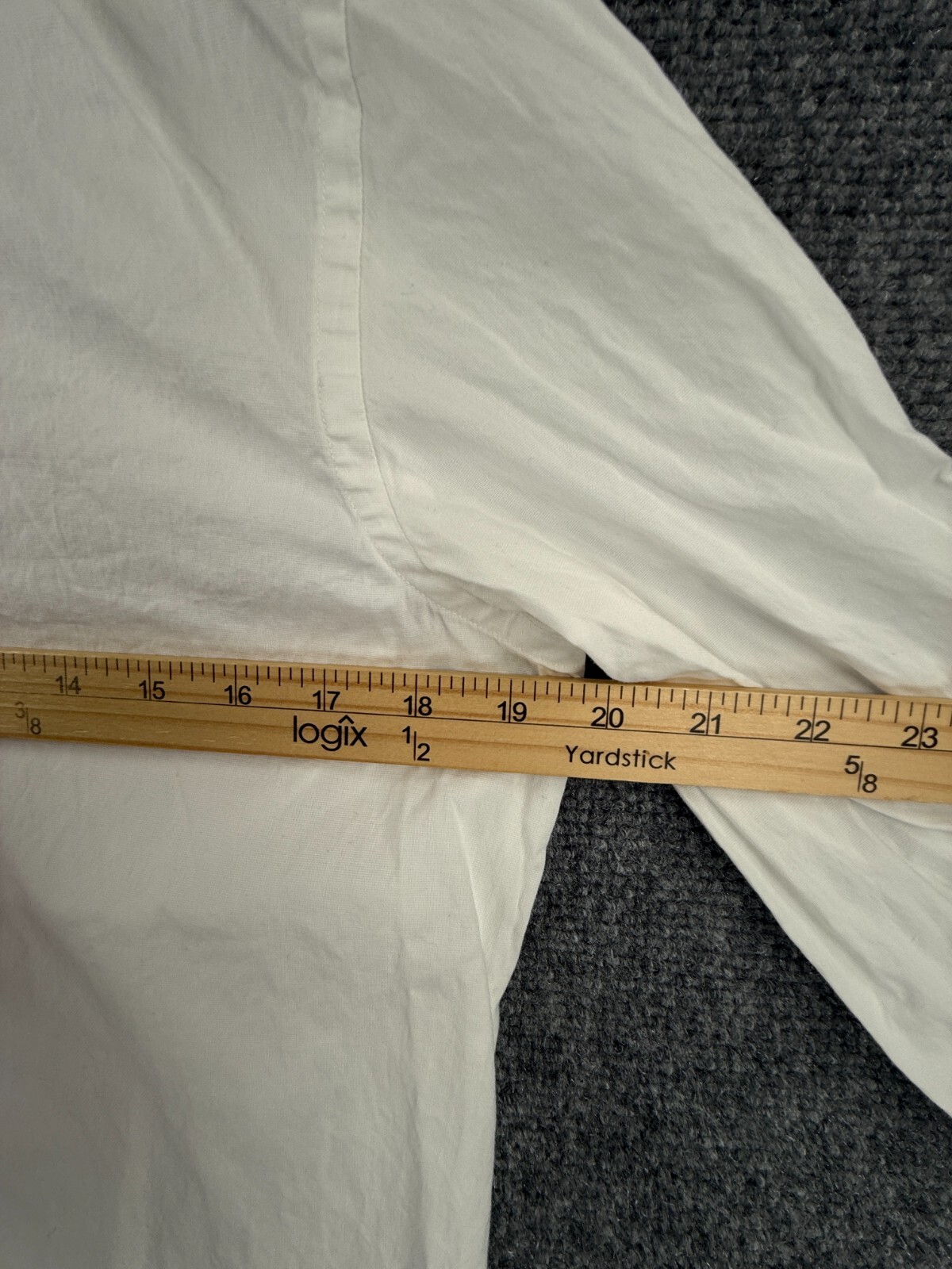 Massimo Dutti Button Up Shirt Long Sleeve Cotton Designer White 15.75 (40) Woven