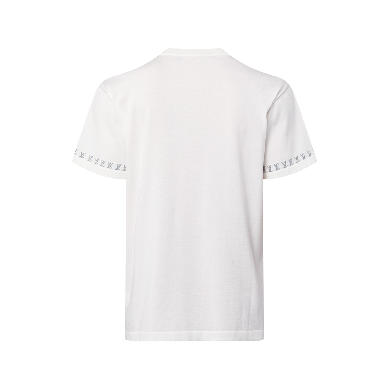 $1010 LOUIS VUITTON LV Short-Sleeved Cotton Crewneck T-Shirt – Milky White – XL
