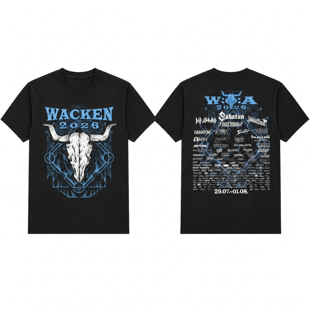 Wacken 2026 Music Festival Mystic Flame T-shirt Unisex All Sizes CB1939