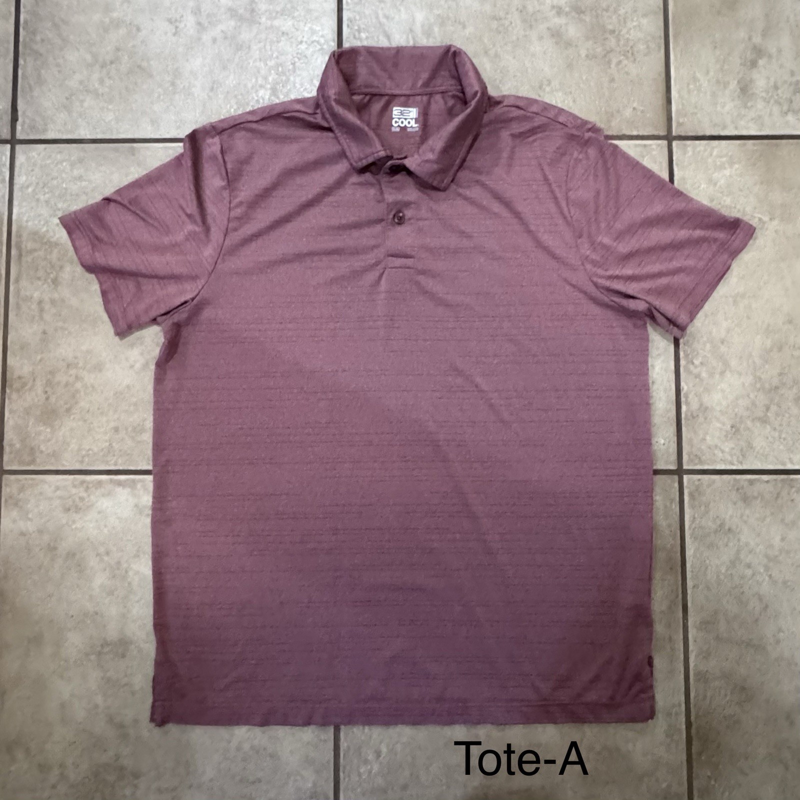 32 Degrees Cool Shirt Polo Men’s XL Short Sleeve Active Stretch Dry