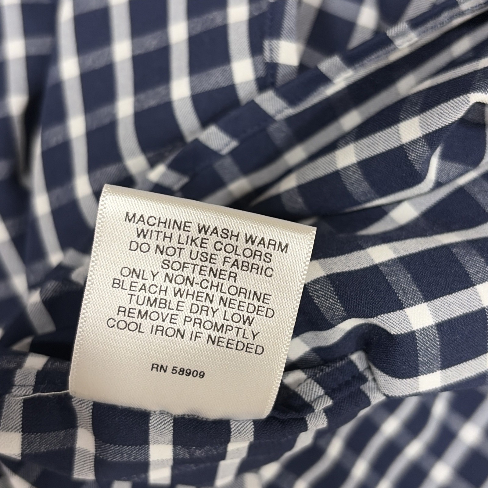 Cremieux Men’s Performance Shirt XL – Navy Blue Plaid Club 38 The Coolest Shirt