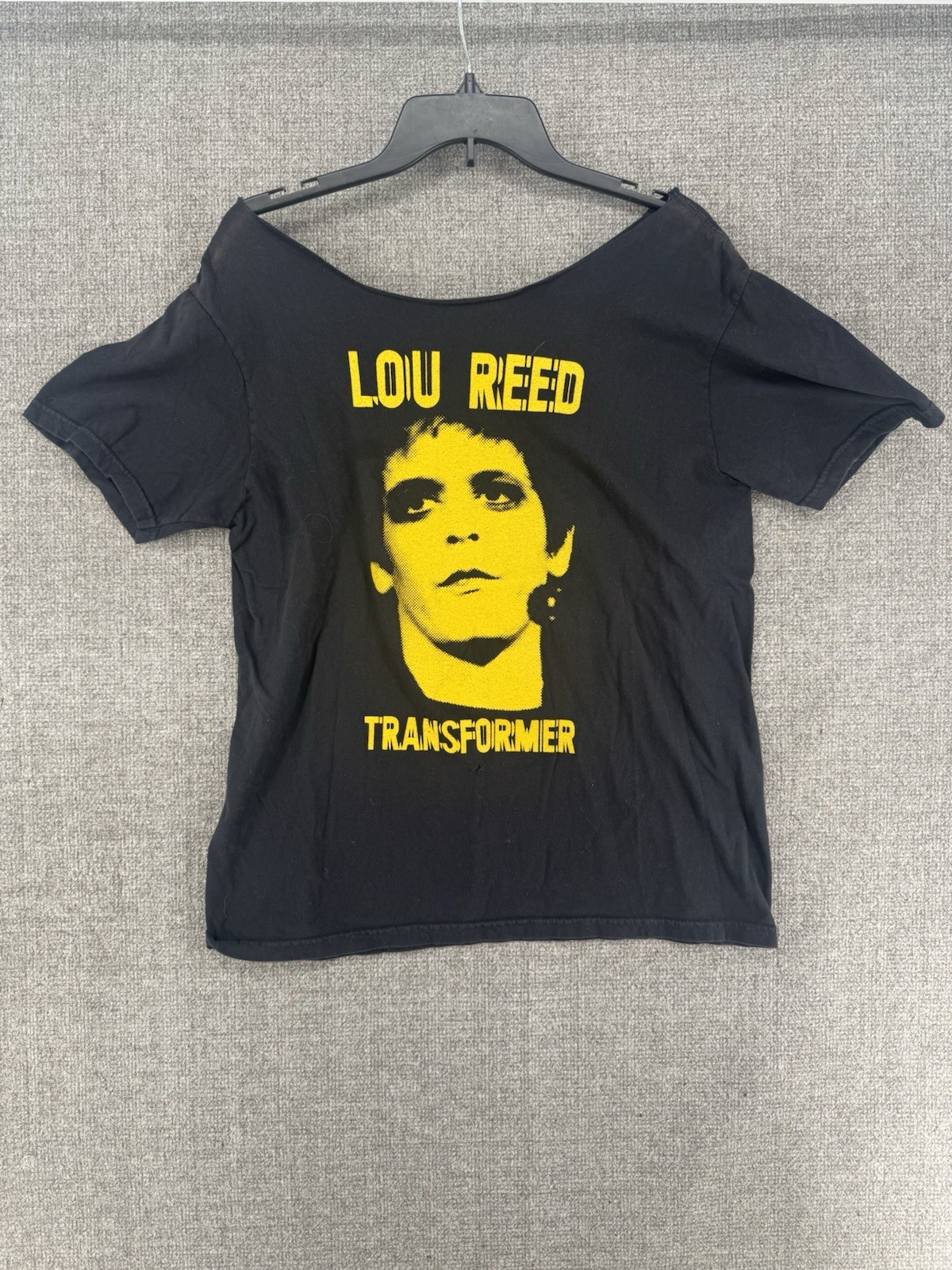 Lou Reed Cut up Black T Shirt Size Unknown, Issues