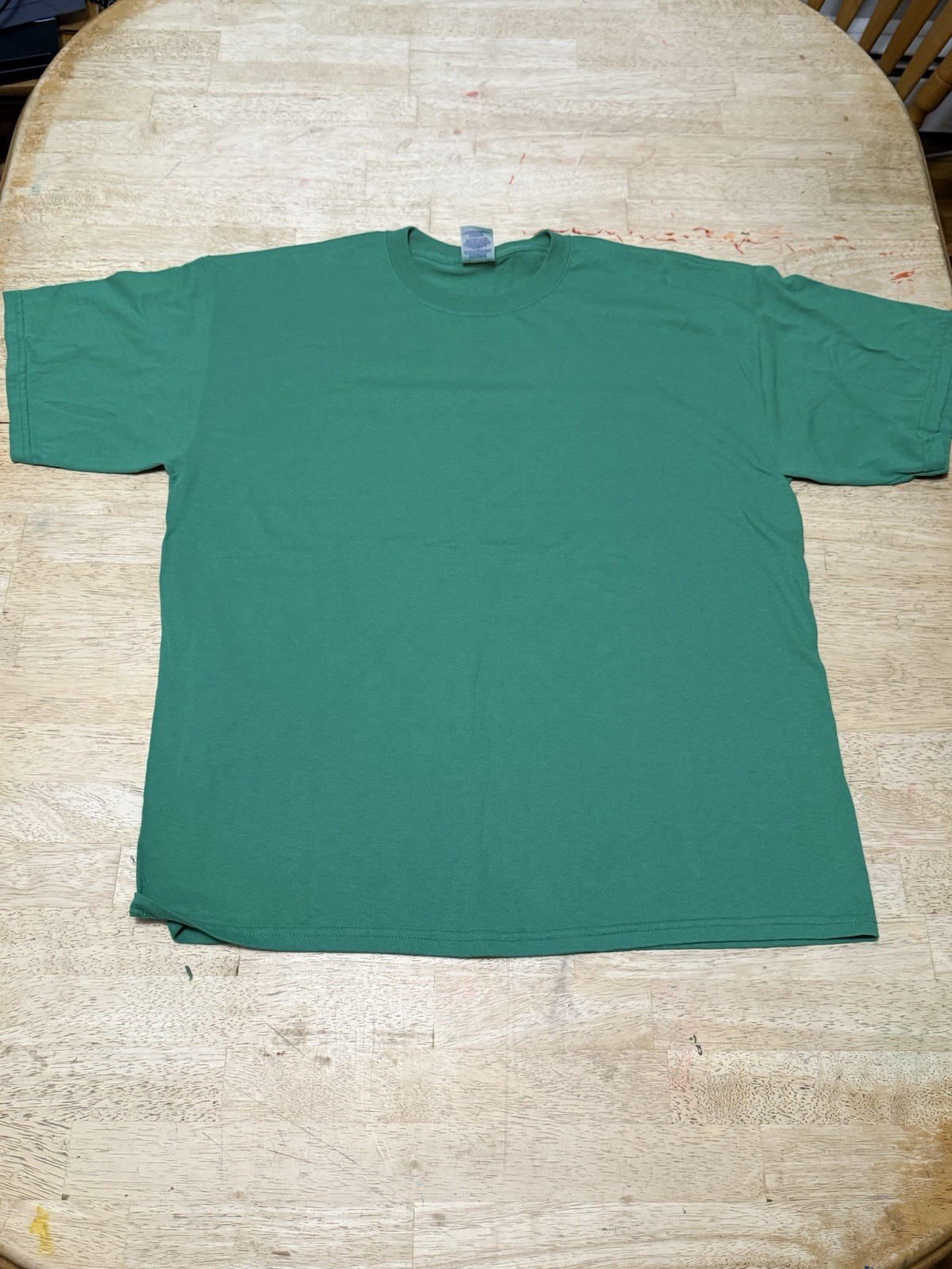 Vintage Gildan Ultra Cotton Green Blank Shirt Men’s XL Short Sleeve Y2K 2000s