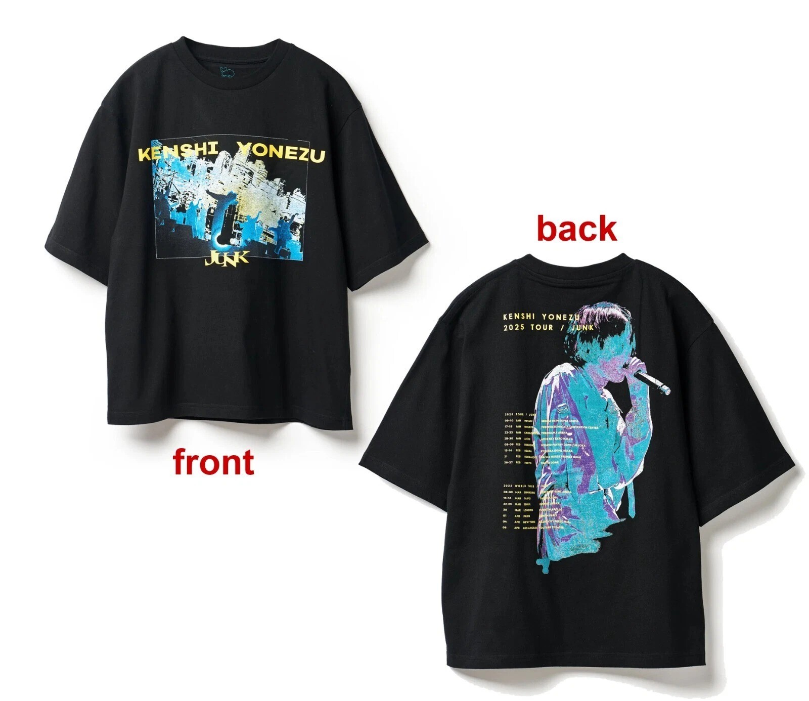 Kenshi Yonezu JUNK WORLD TOUR 2025 T-Shirt, S to 5X fan gift