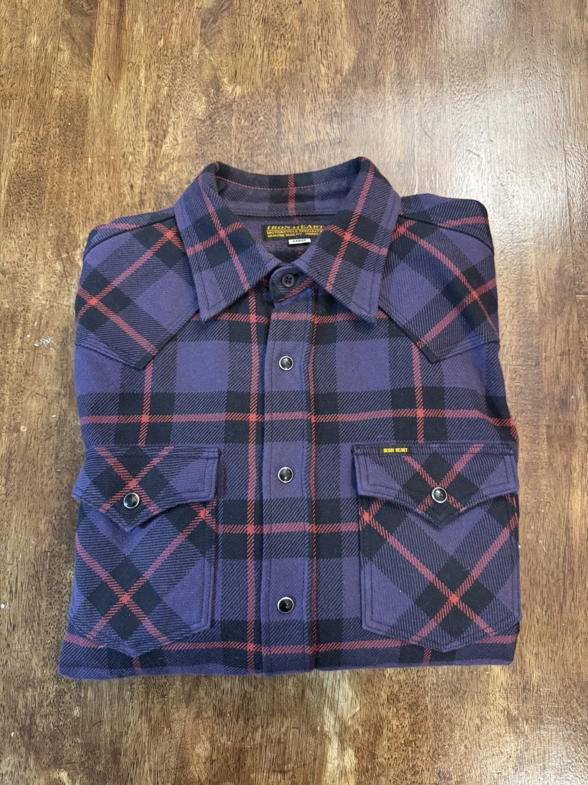 Iron Heart Ultra Heavy Flannel Western L