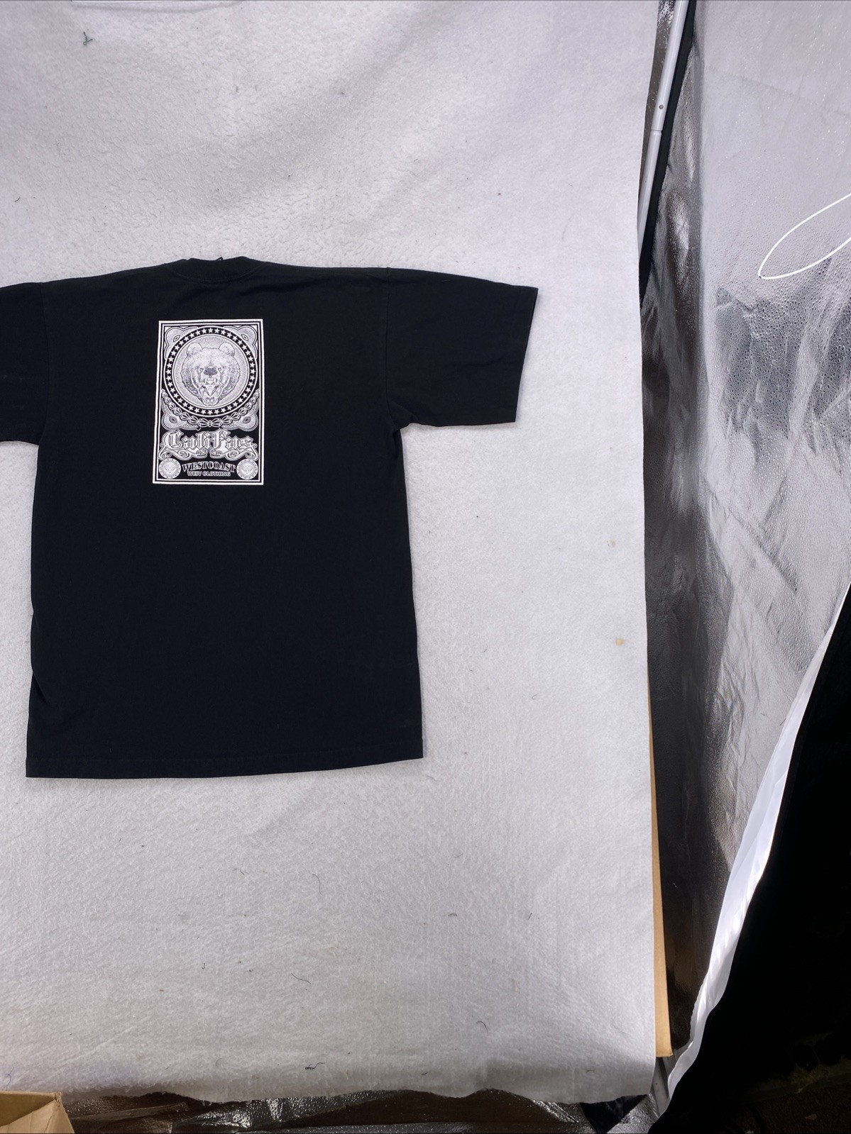 WEIV West Coast Clothing T-Shirt Medium Black Graphic Streetwear 90’s USA Made