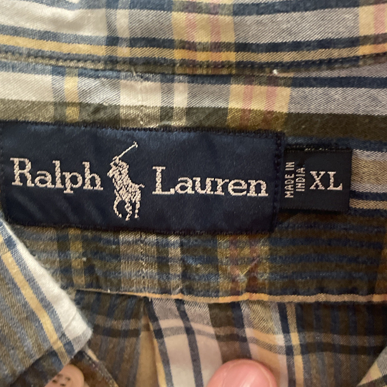 EUC Polo Ralph Lauren 5 Pc Lot / Button Shirts / 1 Sweater Pony ALL SZ XL